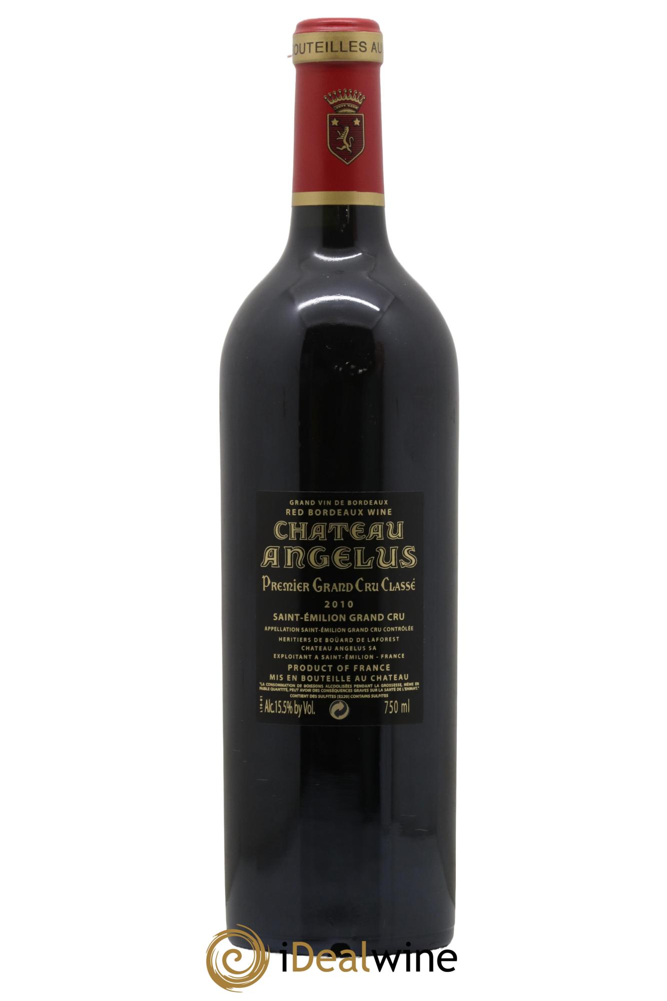 Château Angélus 1er Grand Cru Classé A 2010 - Lotto di 1 bottiglia - 1