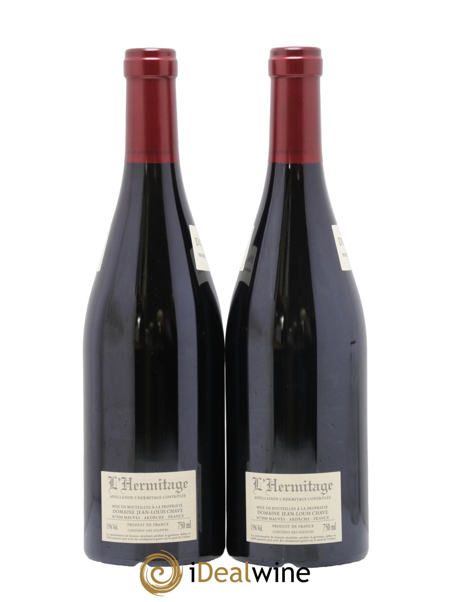 Hermitage Jean-Louis Chave 2018 - Posten von 2 Flaschen - 1