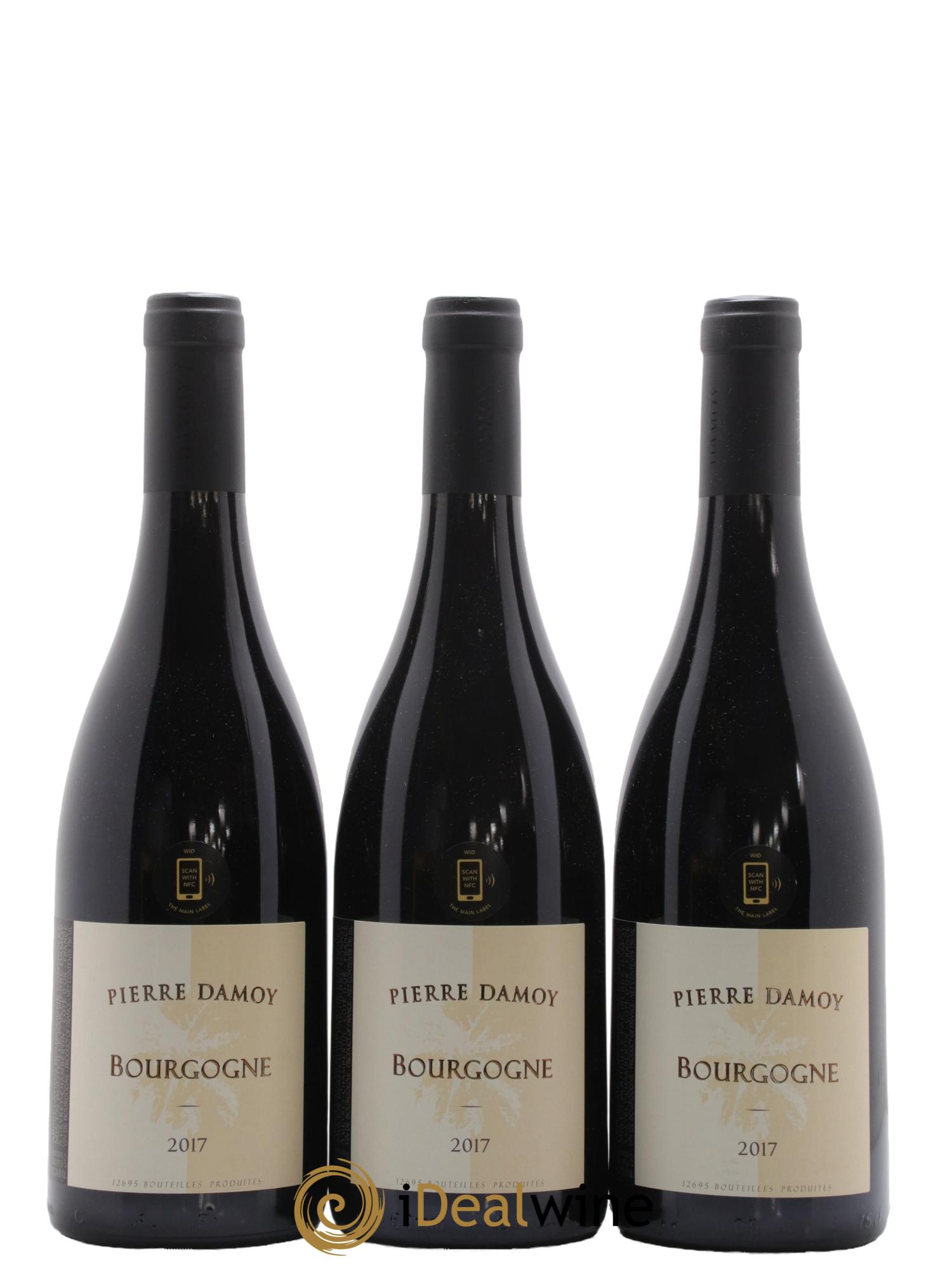 Bourgogne Pinot Noir Domaine Pierre Damoy 2017 - Lot de 3 bouteilles - 0