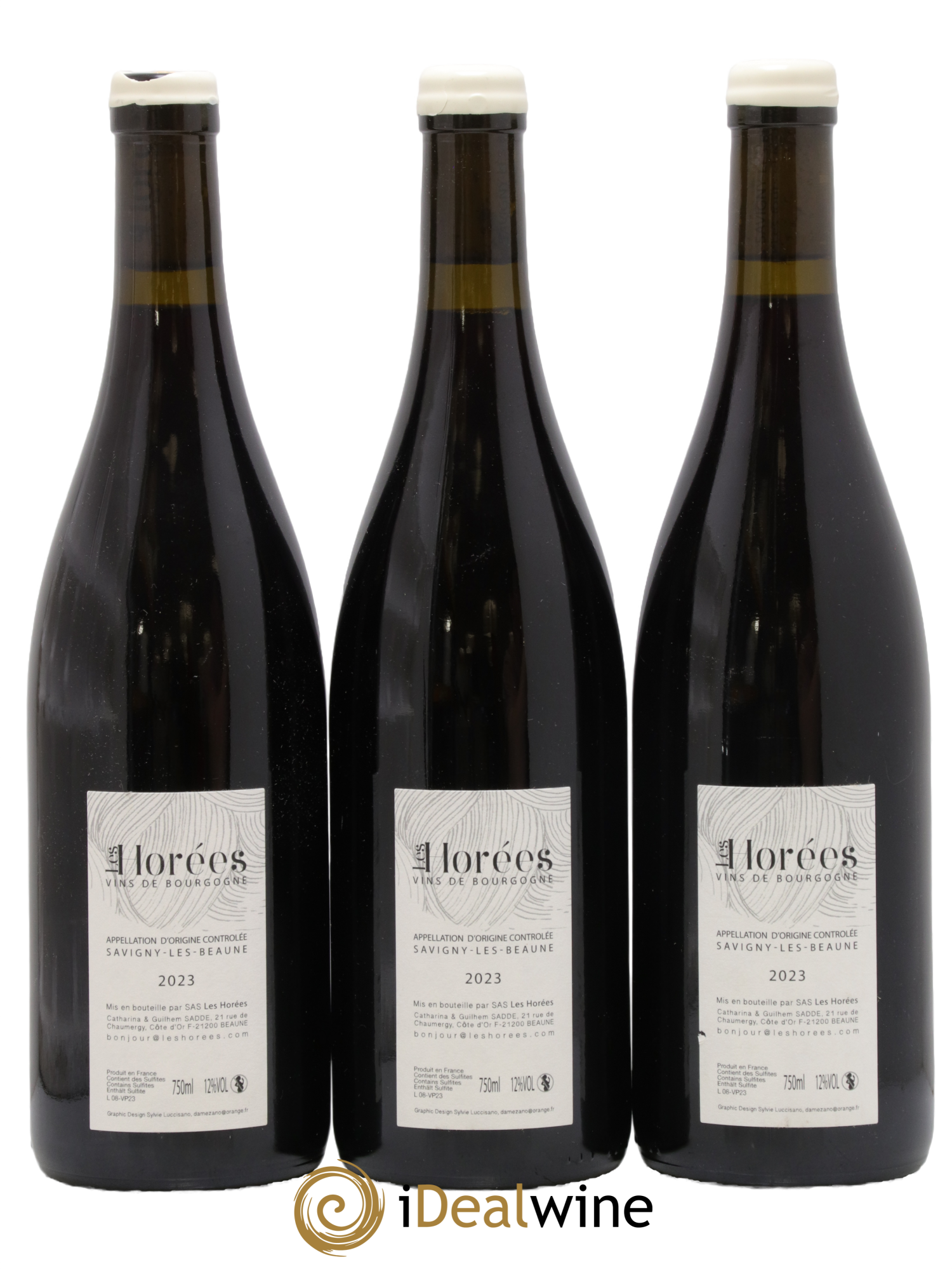 Savigny-lès-Beaune Les Plaisirs et les jours Les Horées 2023 - Lot de 3 bouteilles - 1