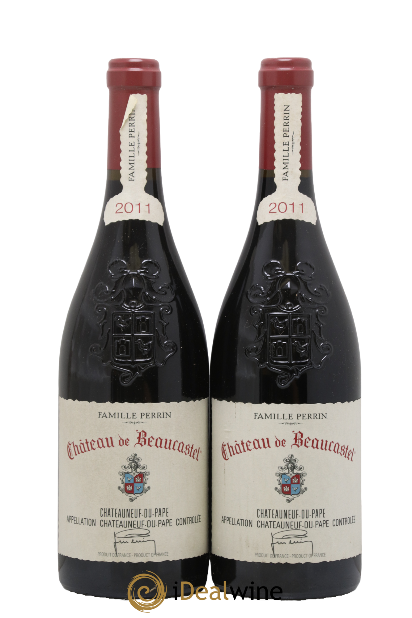 Châteauneuf-du-Pape Château de Beaucastel Famille Perrin 2011 - Lot de 2 bouteilles - 0
