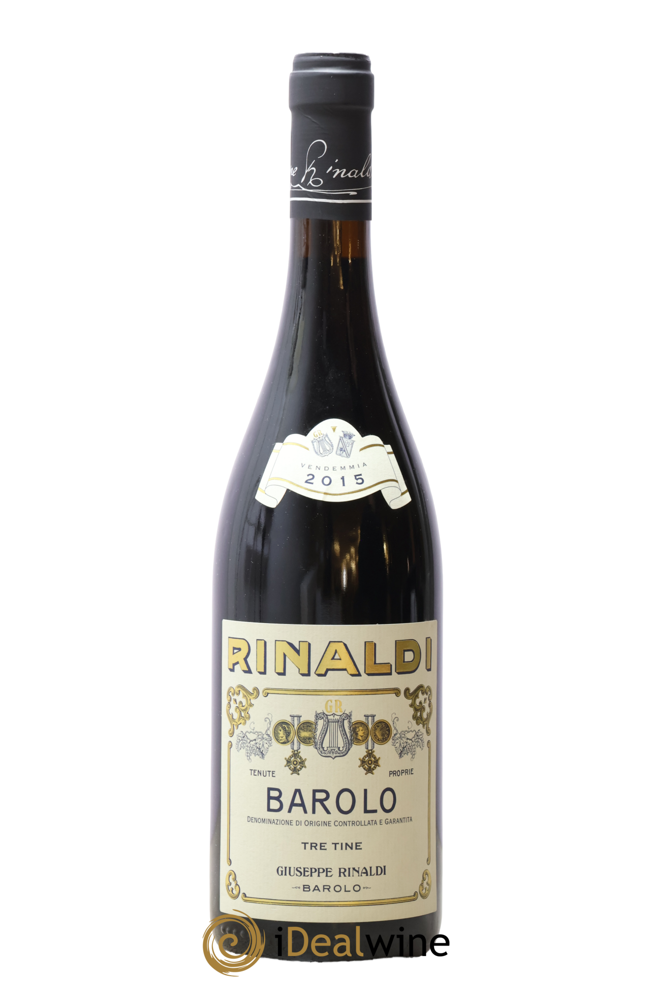 Barolo DOCG Tre Tine Giuseppe Rinaldi 2015 - Lot de 1 bouteille - 0