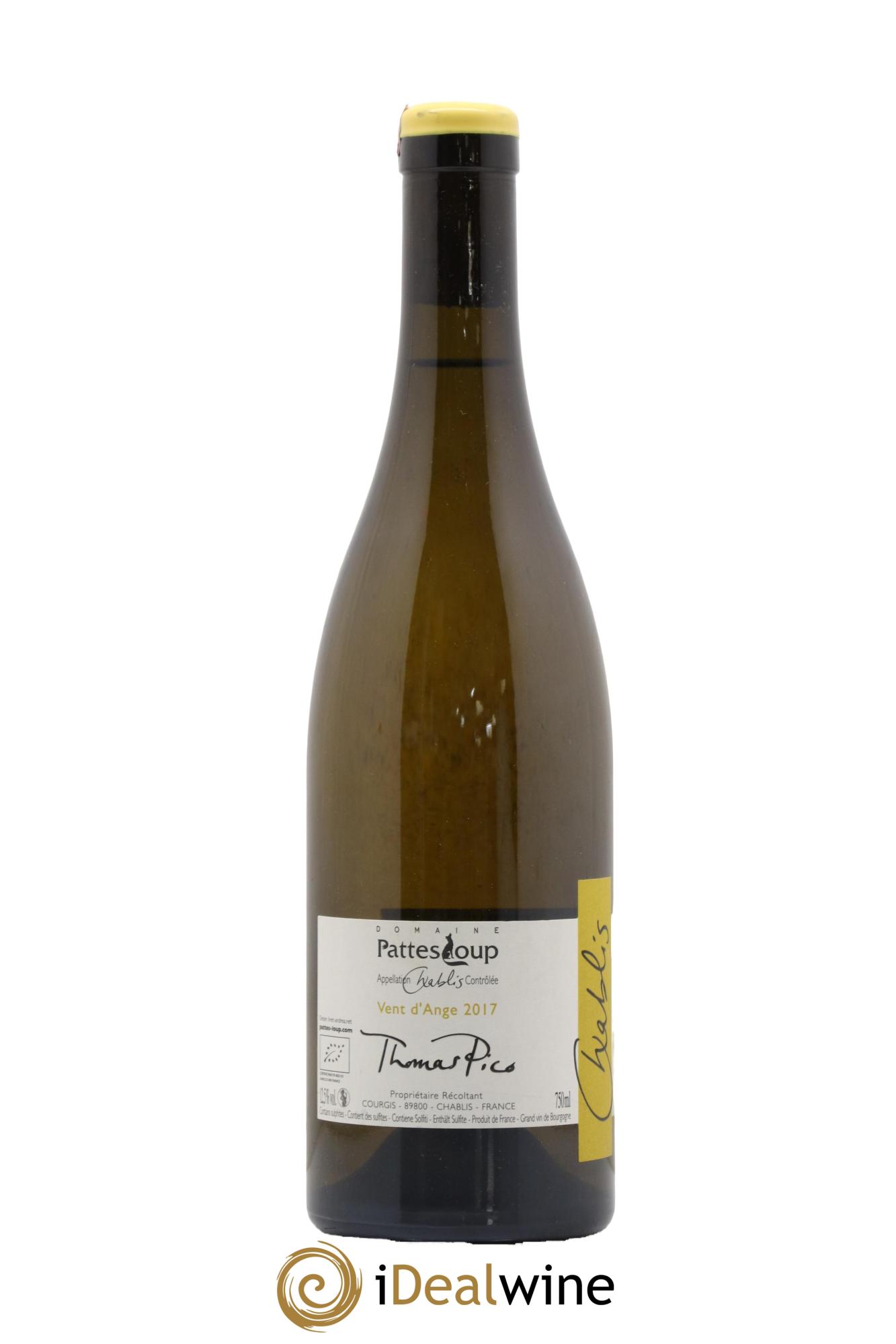 Chablis Vent d'Ange Pattes Loup (Domaine) 2017 - Lot de 1 bouteille - 0