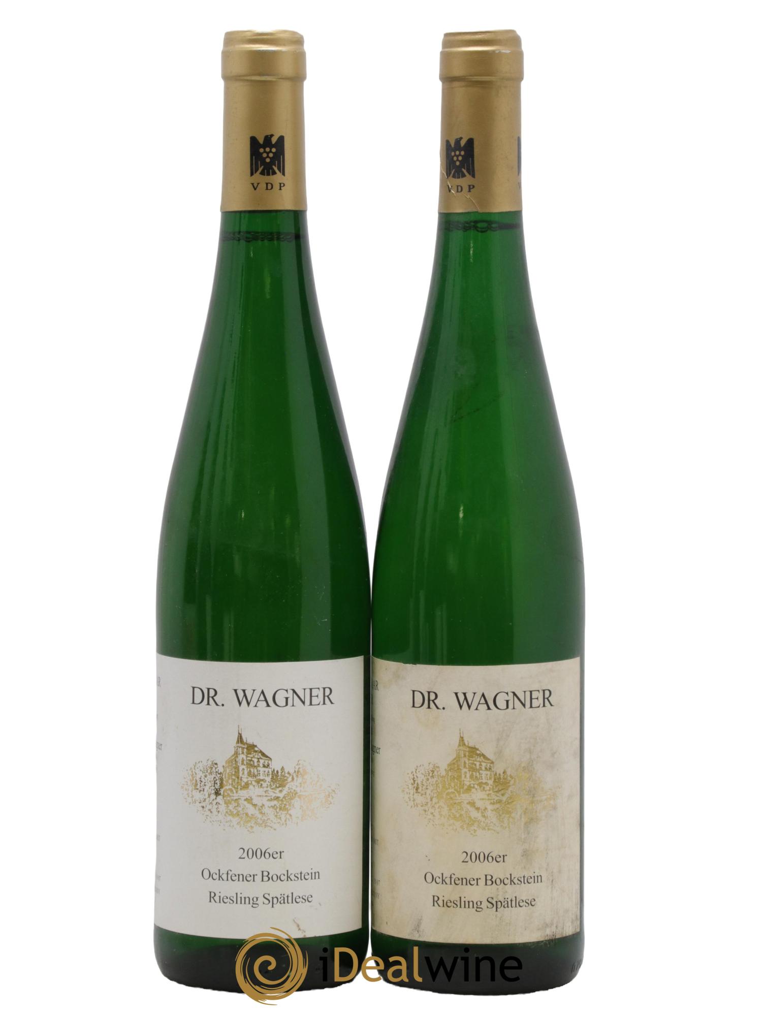 Allemagne Mosel-Saar Ockfener Bockstein Riesling Spätlese Dr. Wagner 2006 - Lotto di 2 bottiglie - 0