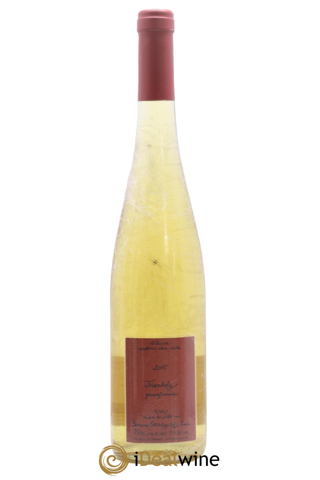 Alsace Gewurztraminer Fronholz Ostertag (Domaine) 2015 - Lot de 1 bouteille - 0