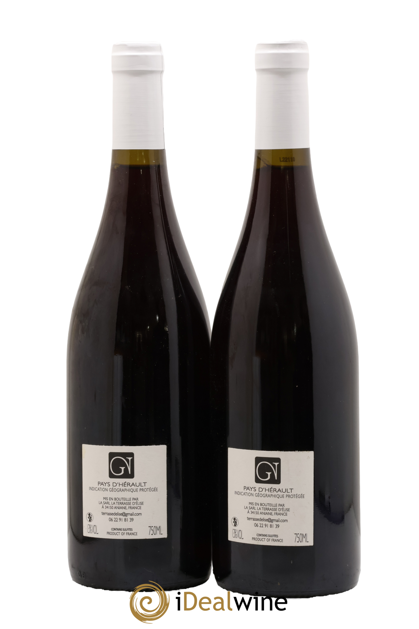 Pays d'Hérault GN Terrasse d'Elise (Domaine de la) 2020 - Lot de 2 bouteilles - 1
