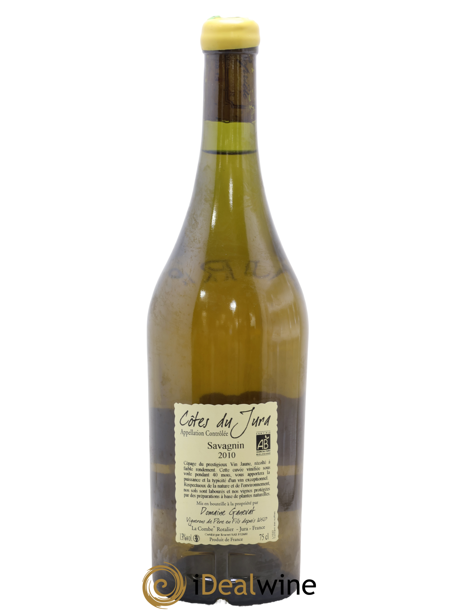 Côtes du Jura Les Terrasses De Chalandigna Jean-François Ganevat (Domaine) 2010 - Lot de 1 bouteille - 1