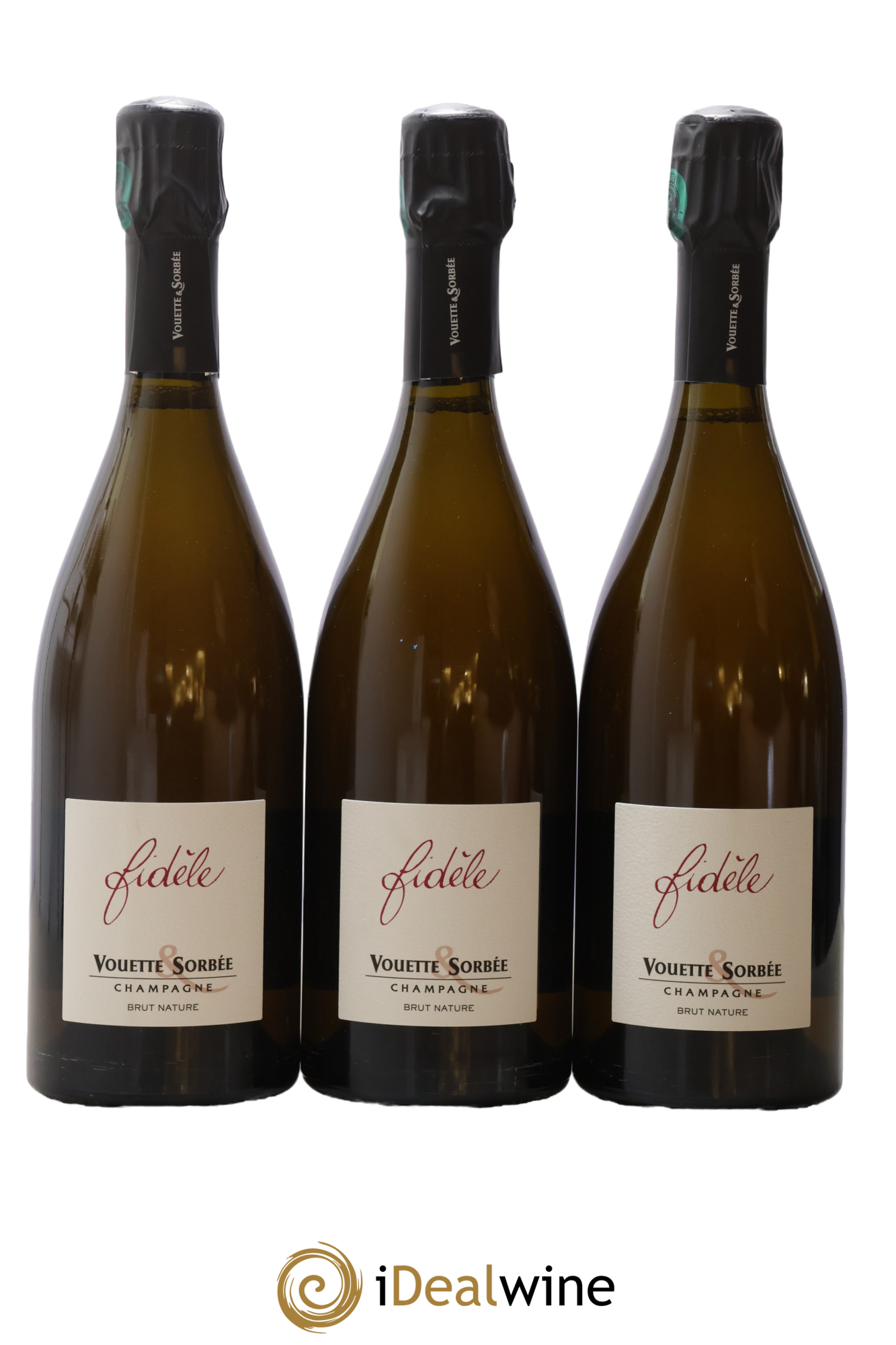 Fidèle Blanc de Noirs Vouette et Sorbée 2022 - Posten von 3 Flaschen - 0