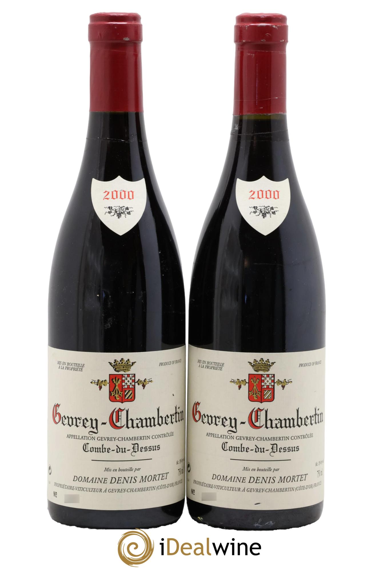 Gevrey-Chambertin Combe du Dessus Denis Mortet (Domaine) 2000 - Posten von 2 Flaschen - 0
