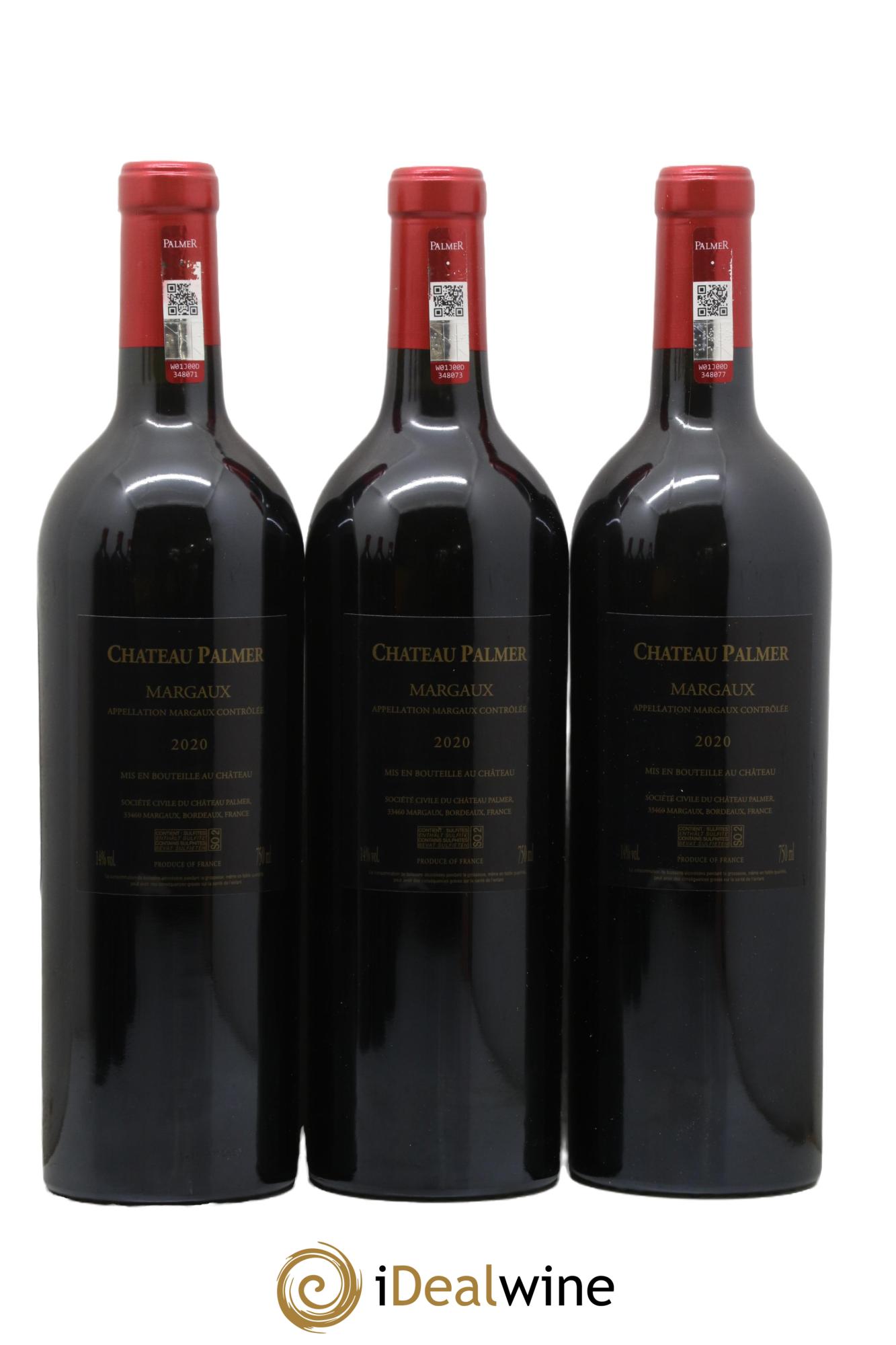 Château Palmer 3ème Grand Cru Classé 2020 - Lot de 6 bouteilles - 2
