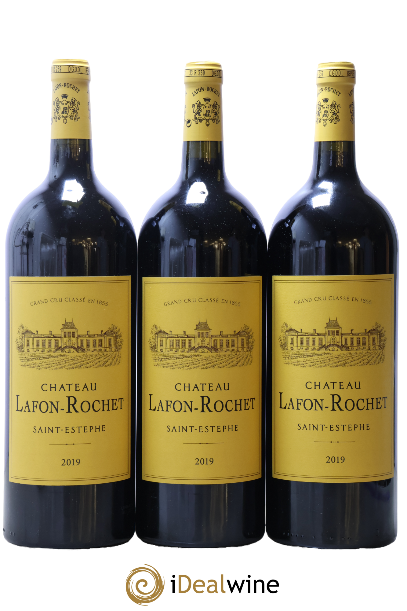 Château Lafon Rochet 4ème Grand Cru Classé 2019 - Posten von 3 Magnum - 0