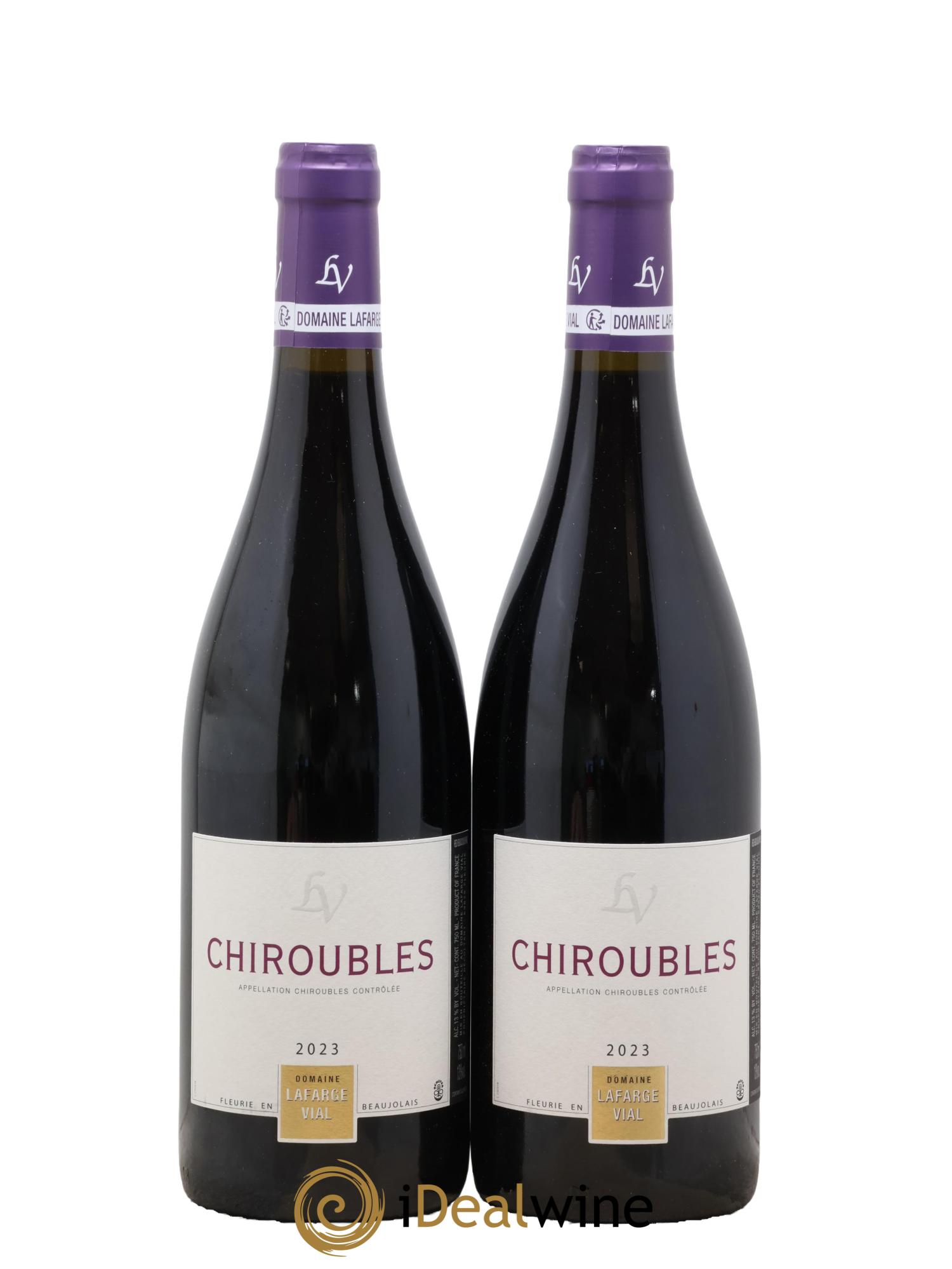 Chiroubles Lafarge Vial 2023 - Lotto di 2 bottiglie - 0