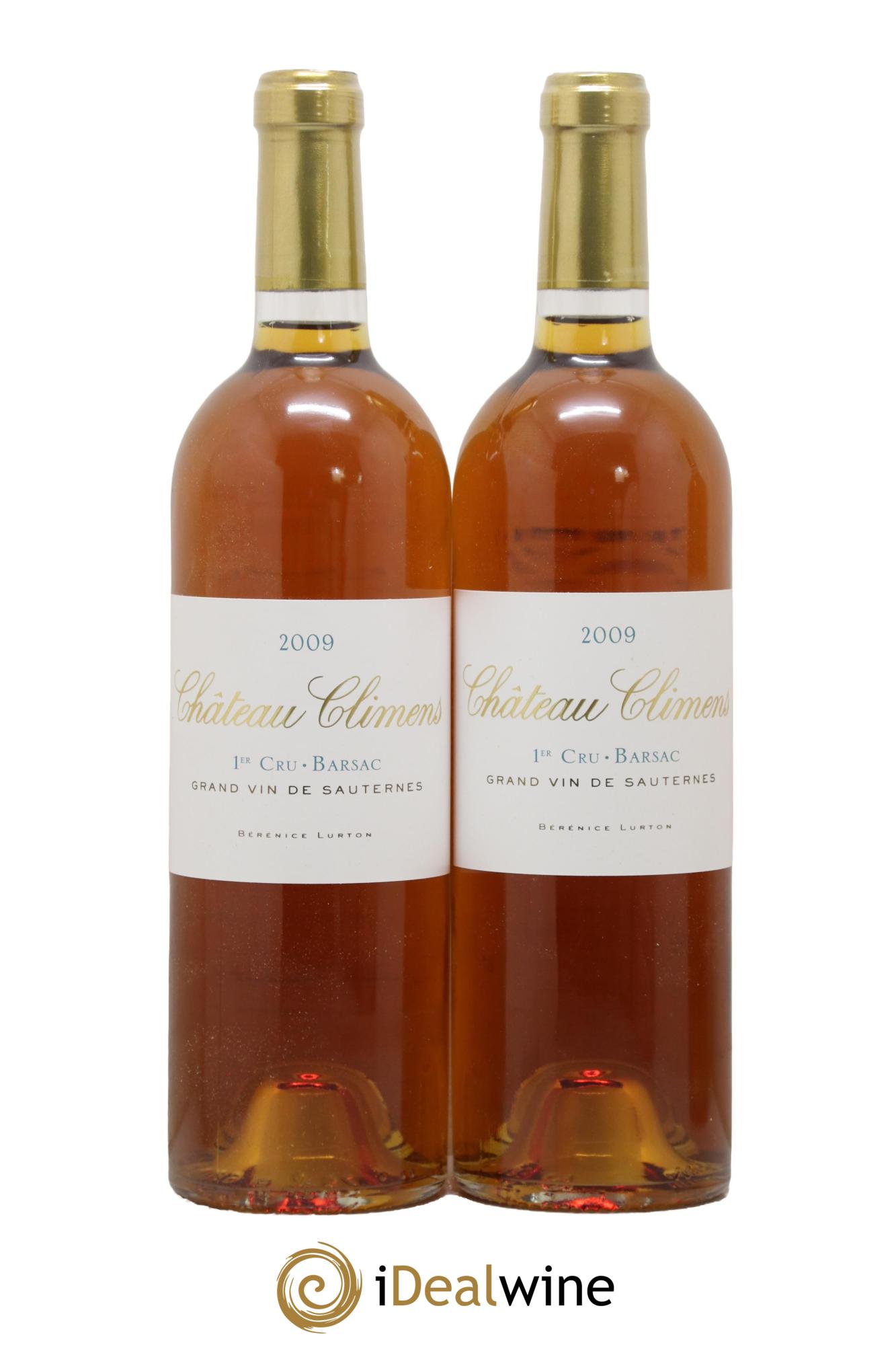 Château Climens 1er Grand Cru Classé 2009 - Lot de 2 bouteilles - 0