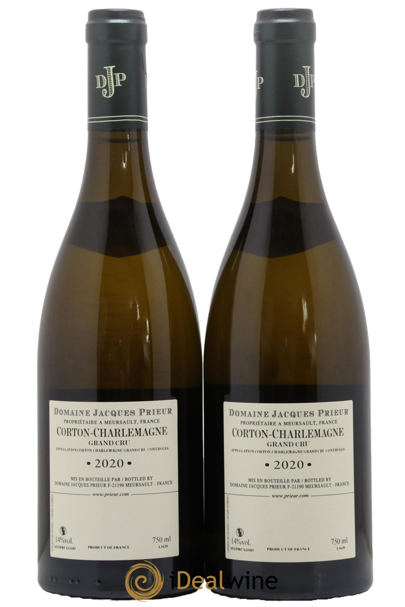 Corton-Charlemagne Grand Cru Jacques Prieur (Domaine) 2020 - Lot of 2 bottles - 1