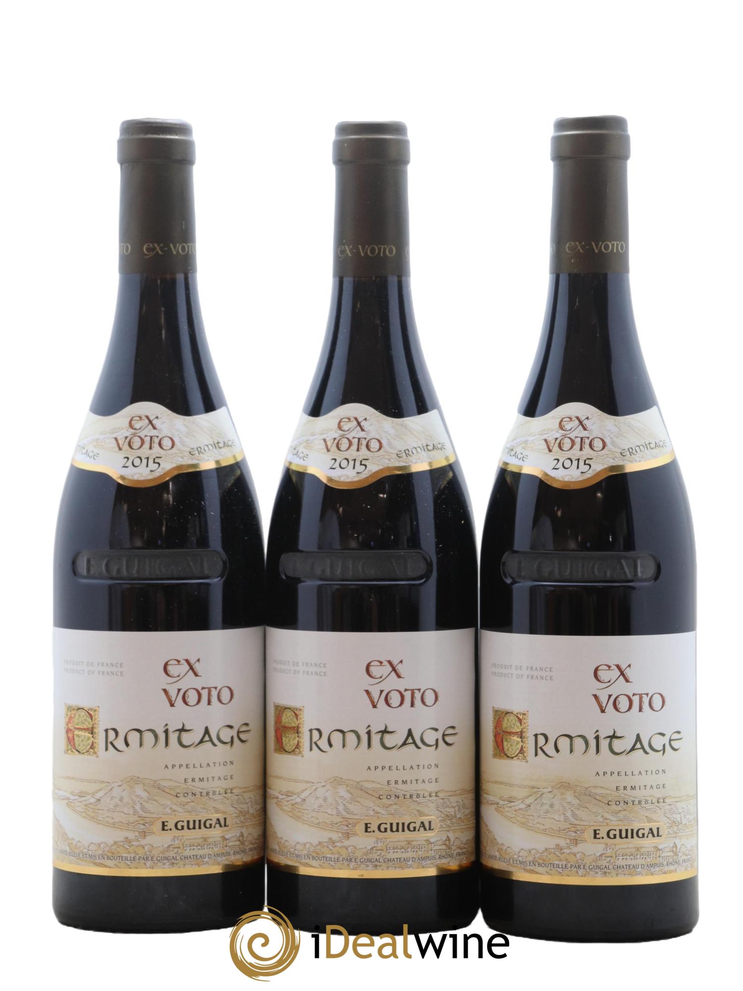 Ermitage Ex Voto Guigal 2015 - Posten von 12 Flaschen - 1