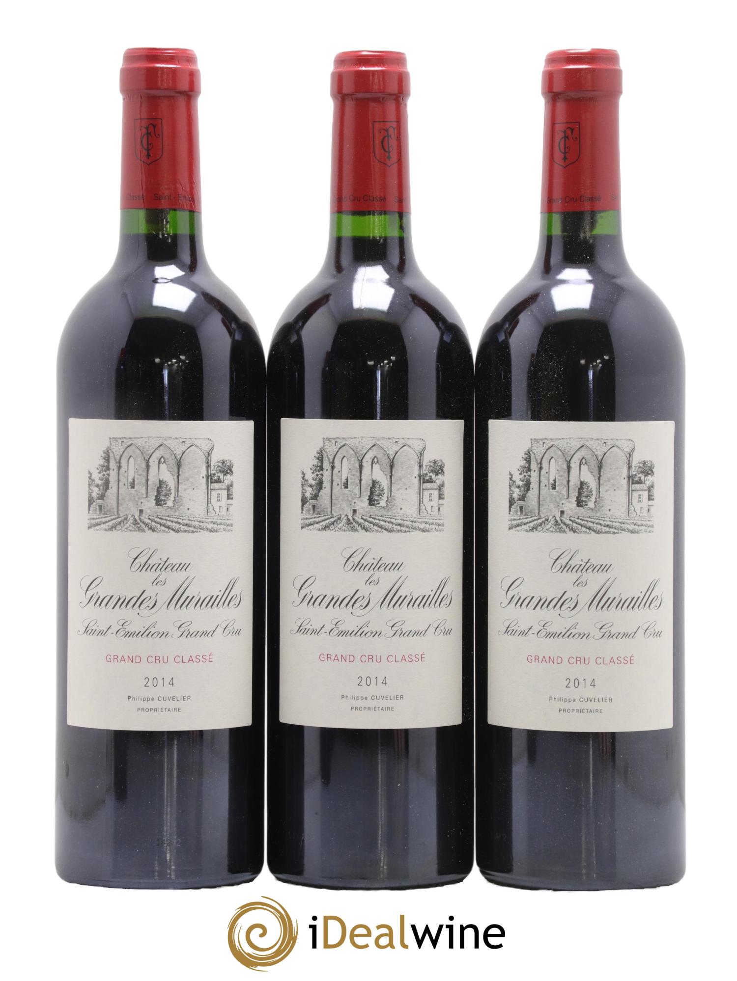 Château les Grandes Murailles Grand Cru Classé  2014 - Lot of 6 bottles - 2