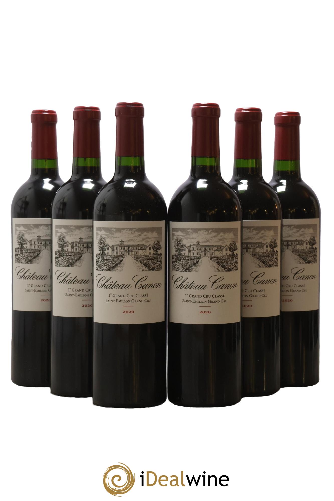 Château Canon 1er Grand Cru Classé B 2020 - Lot de 6 bouteilles - 0