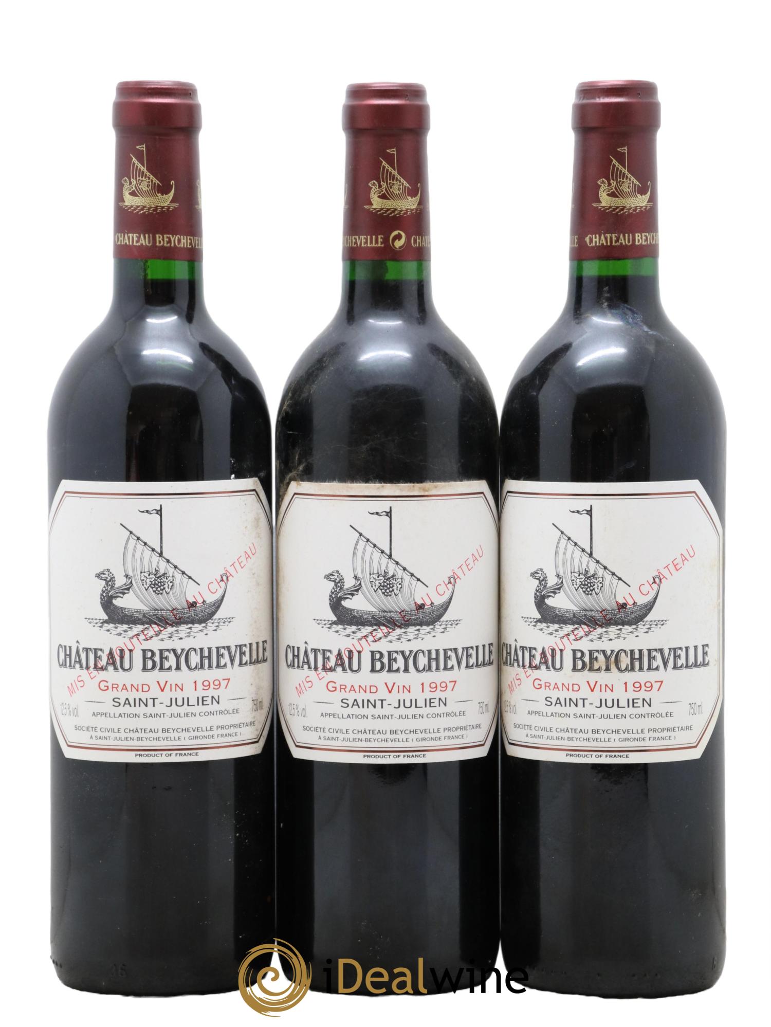 Château Beychevelle 4ème Grand Cru Classé 1997 - Lot de 6 bouteilles - 2