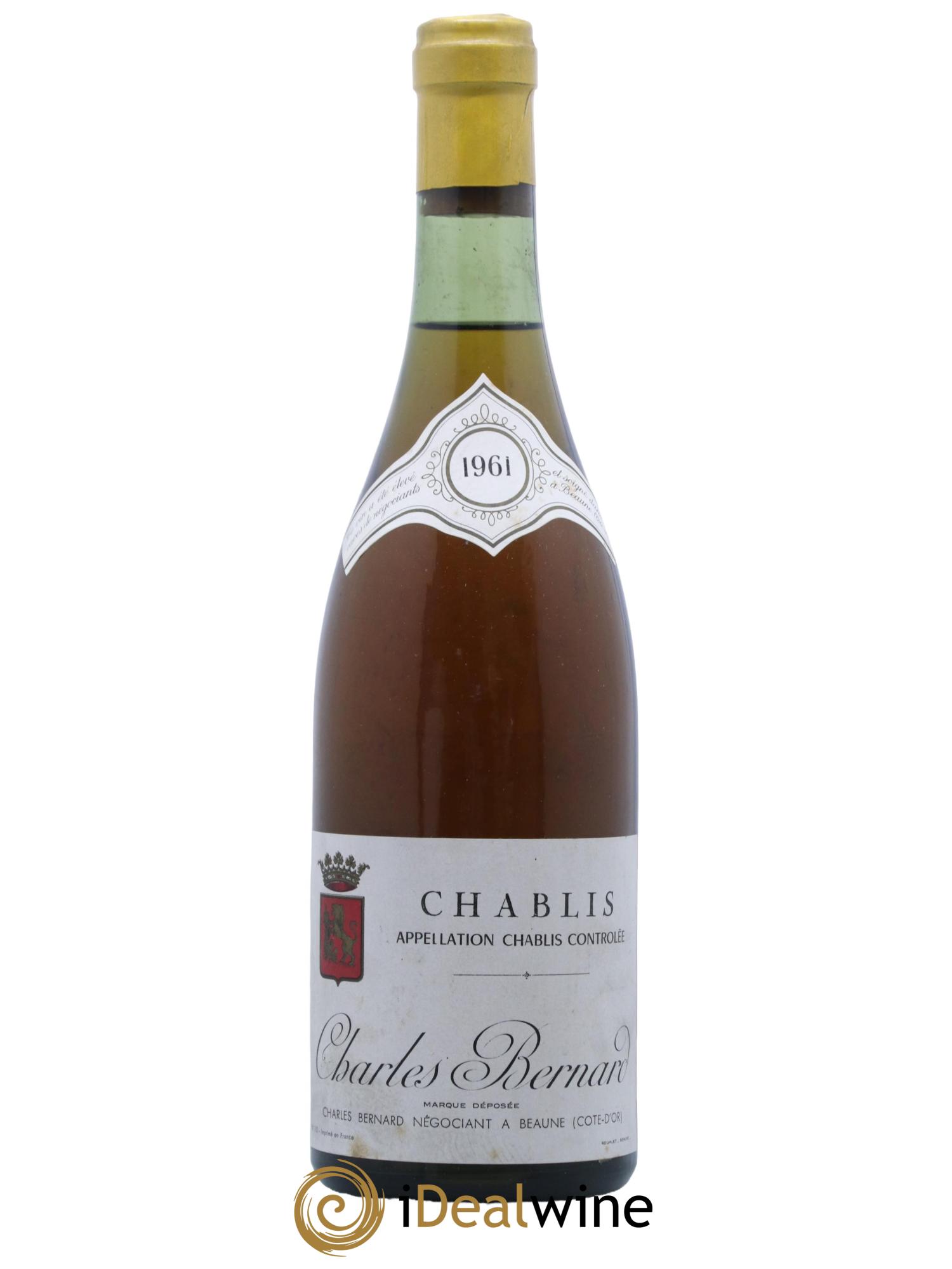 Chablis Charles Bernard 1961 - Lot de 1 bouteille - 0