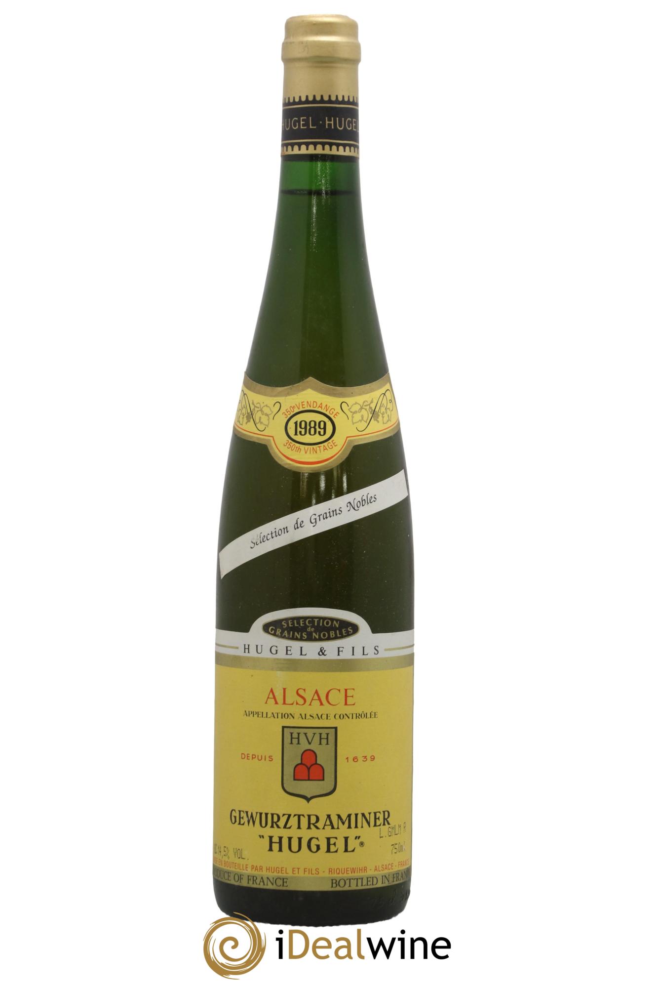 Gewurztraminer Sélection de Grains Nobles Hugel (Domaine) 1989 - Lotto di 1 bottiglia - 0