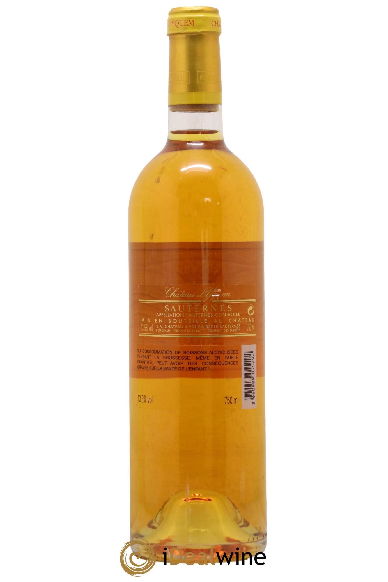 Château d' Yquem 1er Cru Classé Supérieur 2005 - Lot of 1 bottle - 1