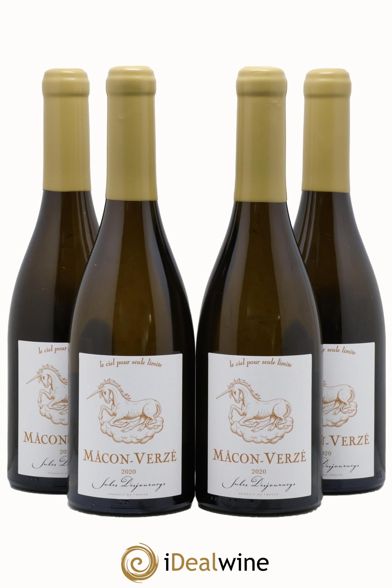 Mâcon-Verzé Jules Desjourneys 2020 - Lot de 4 bouteilles - 0