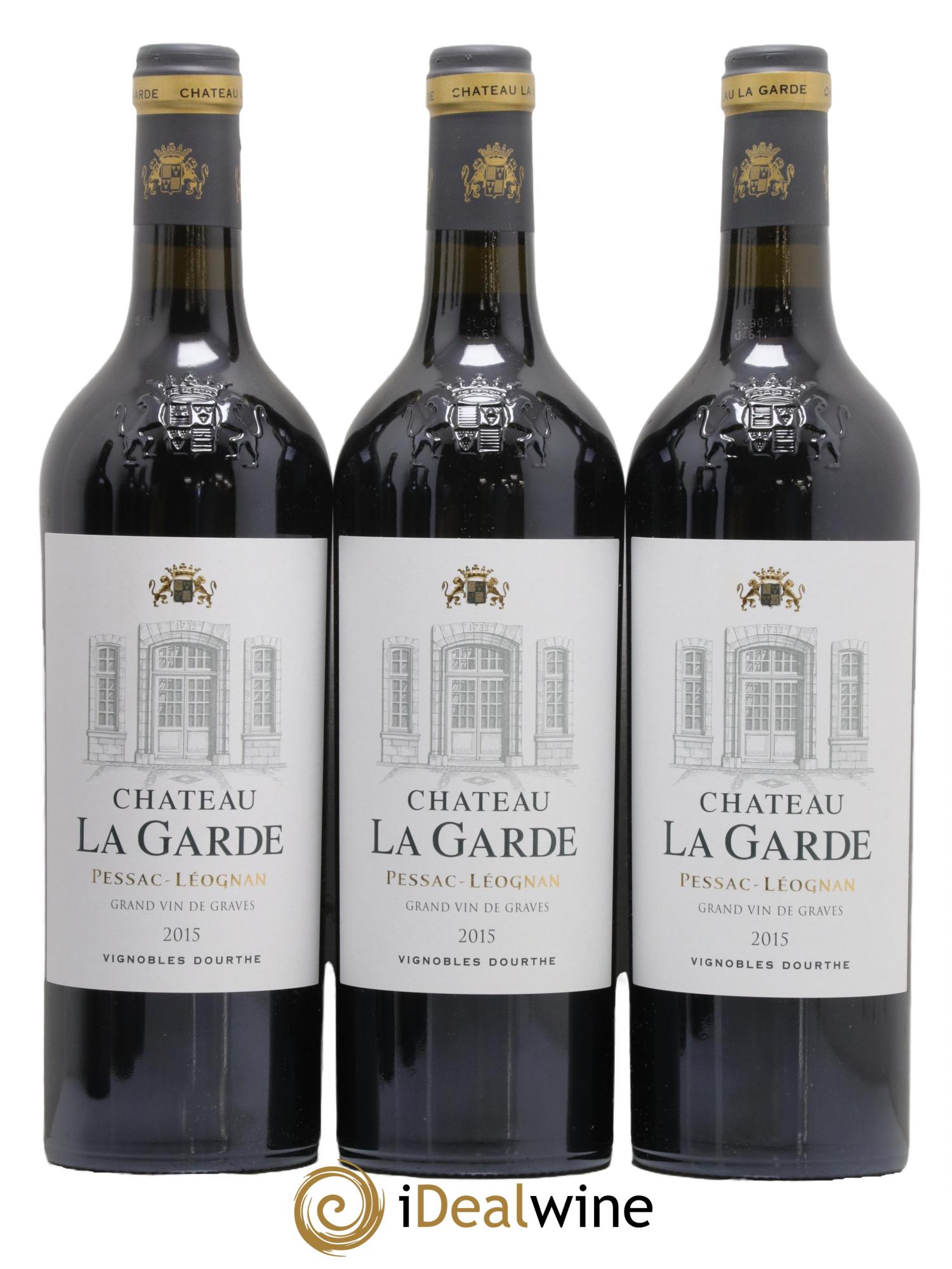 Château la Garde 2015 - Lot of 6 bottles - 1