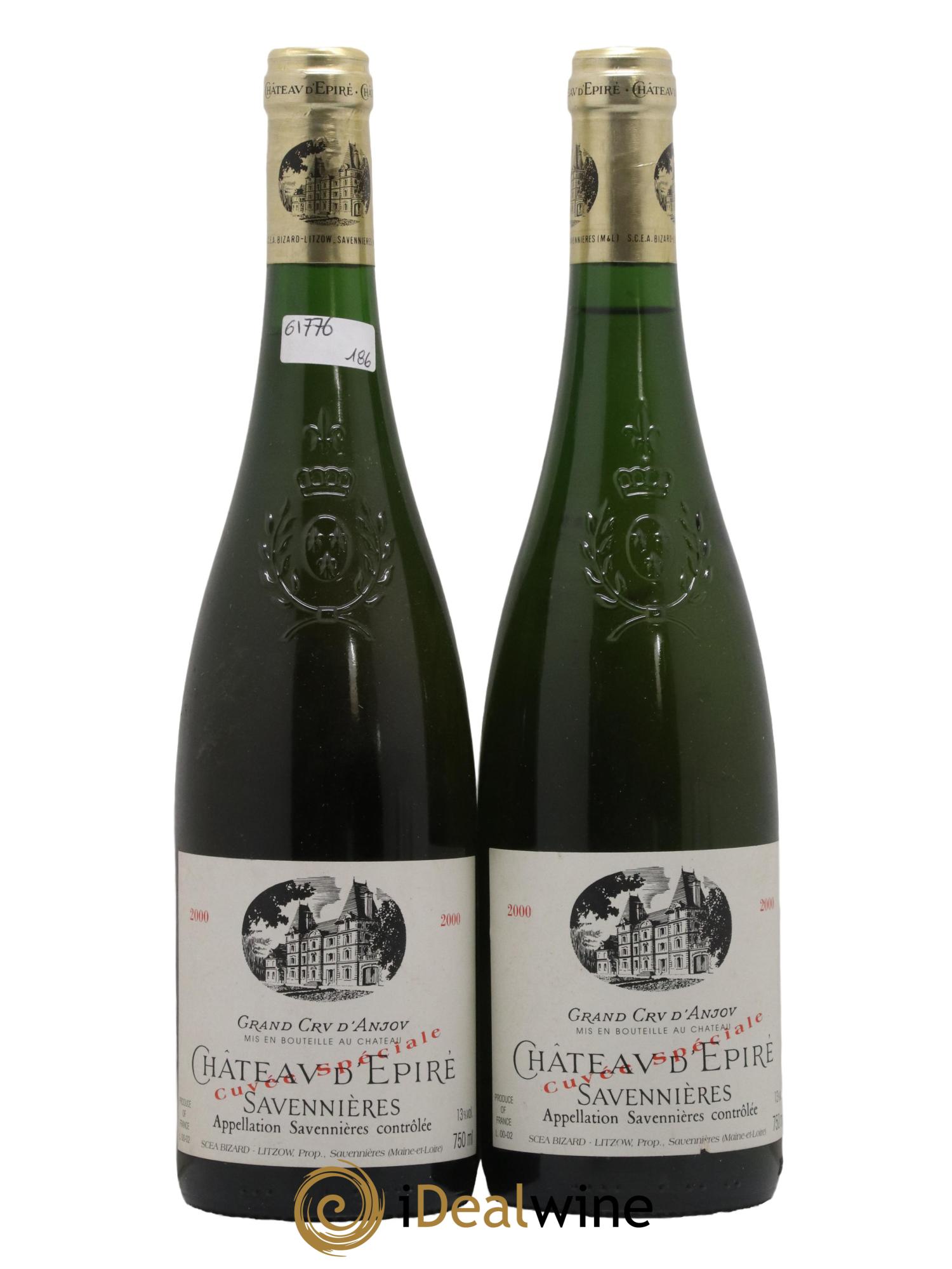 Savennières Cuvee Speciale Chateau d Epire 2000 - Lot de 2 bouteilles - 0