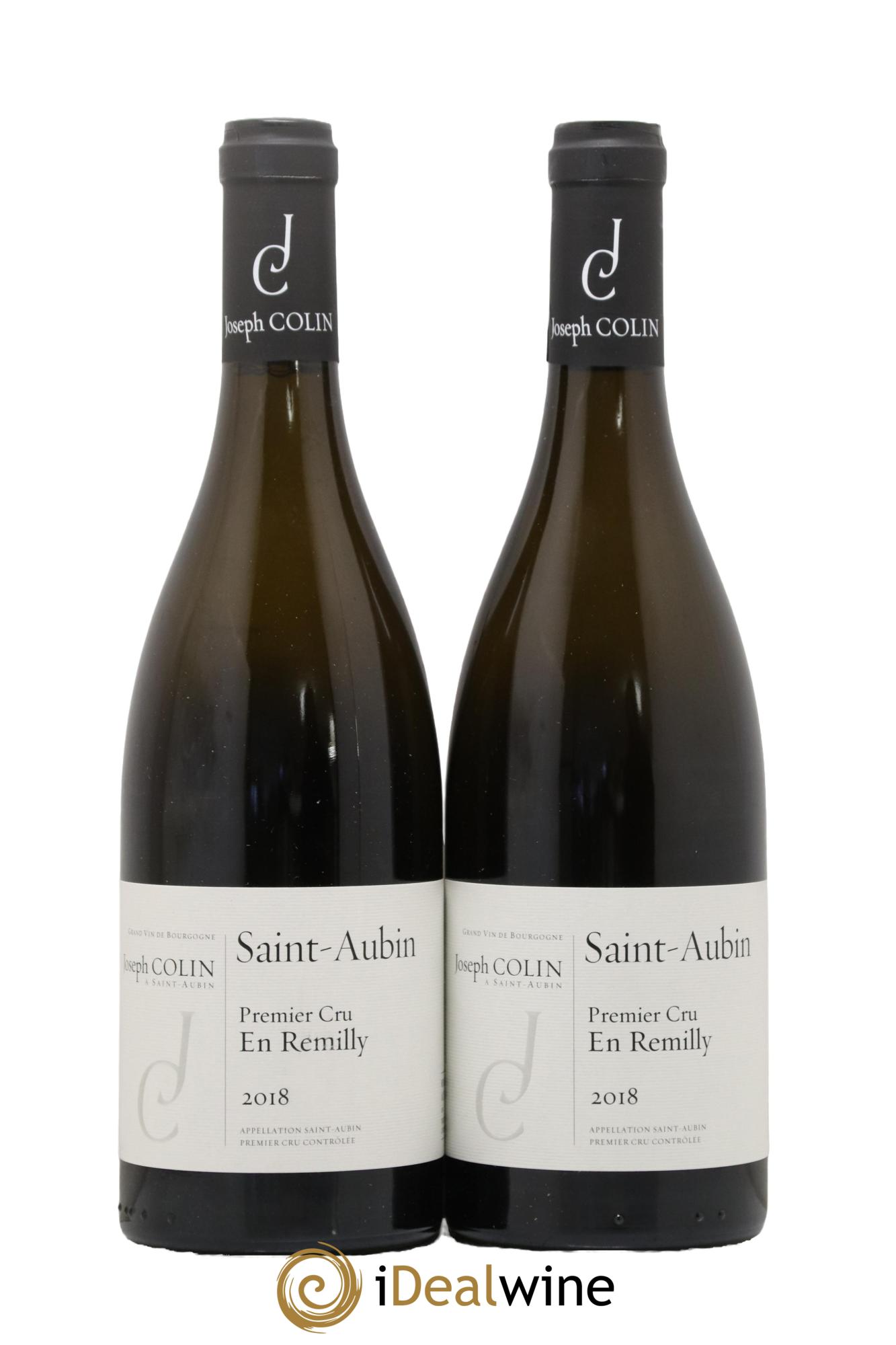 Saint-Aubin 1er Cru En Remilly Joseph Colin 2018 - Lot de 2 bouteilles - 0