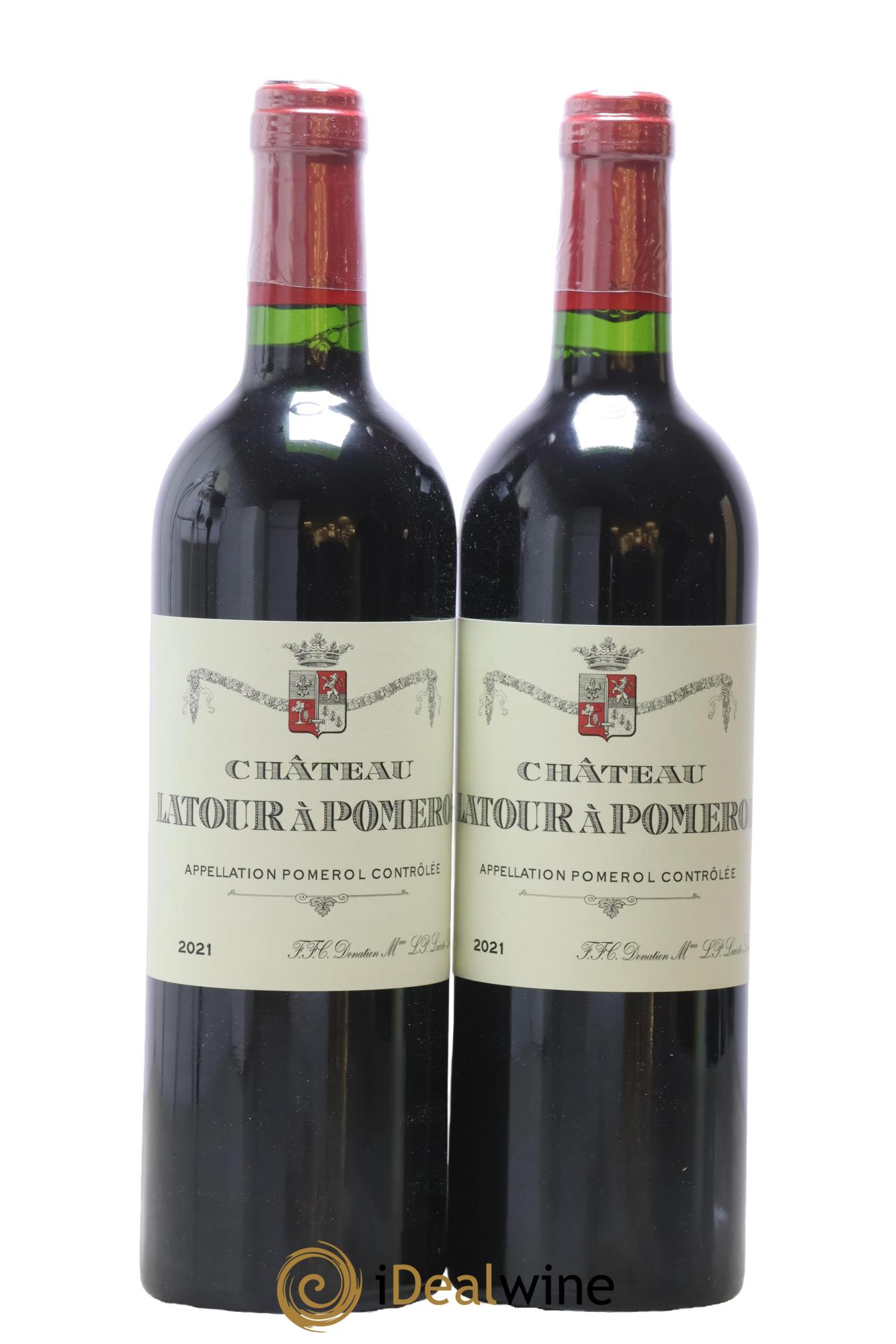 Château Latour à Pomerol 2021 - Lot of 2 bottles - 0