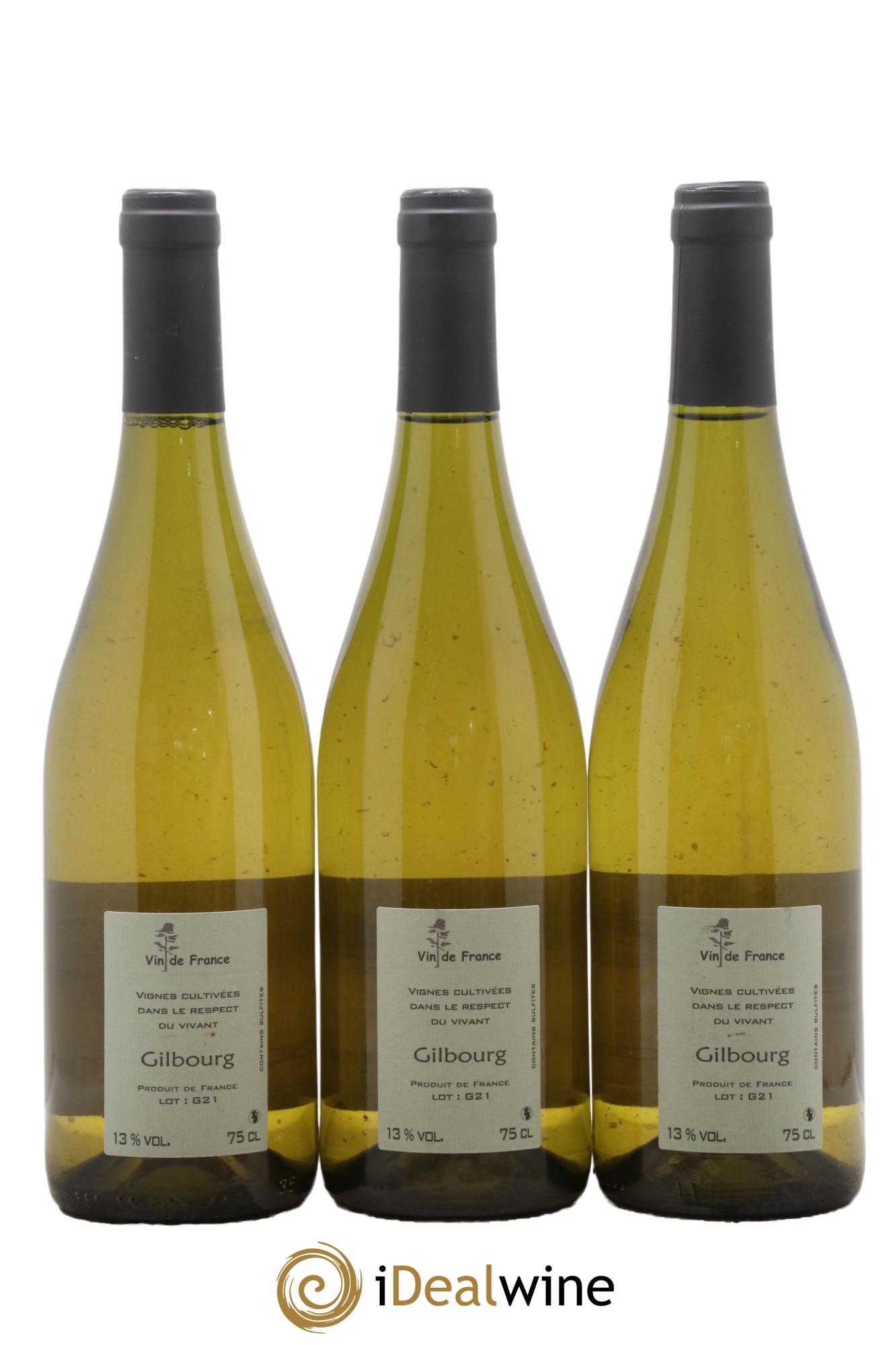 Vin de France Gilbourg Benoit Courault 2021 - Lot de 3 bouteilles - 1