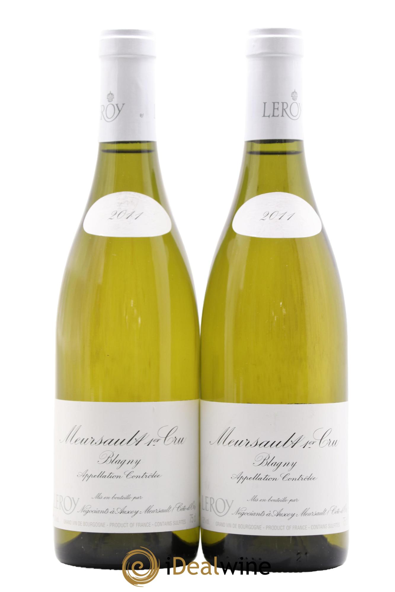 Meursault 1er Cru Blagny Leroy SA 2011 - Lot de 2 bouteilles - 0