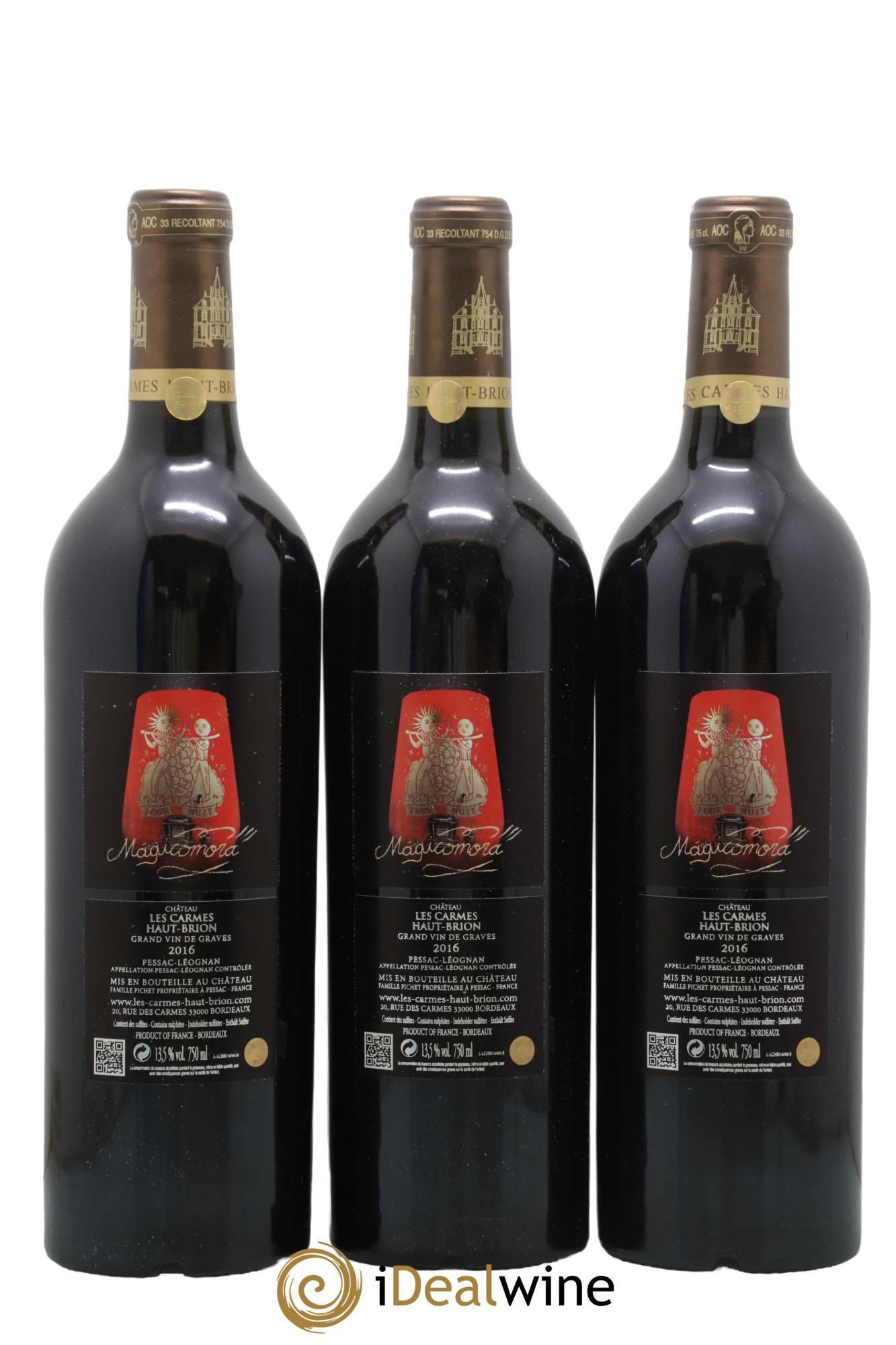 Château Les Carmes Haut-Brion 2016 - Lot of 6 bottles - 2