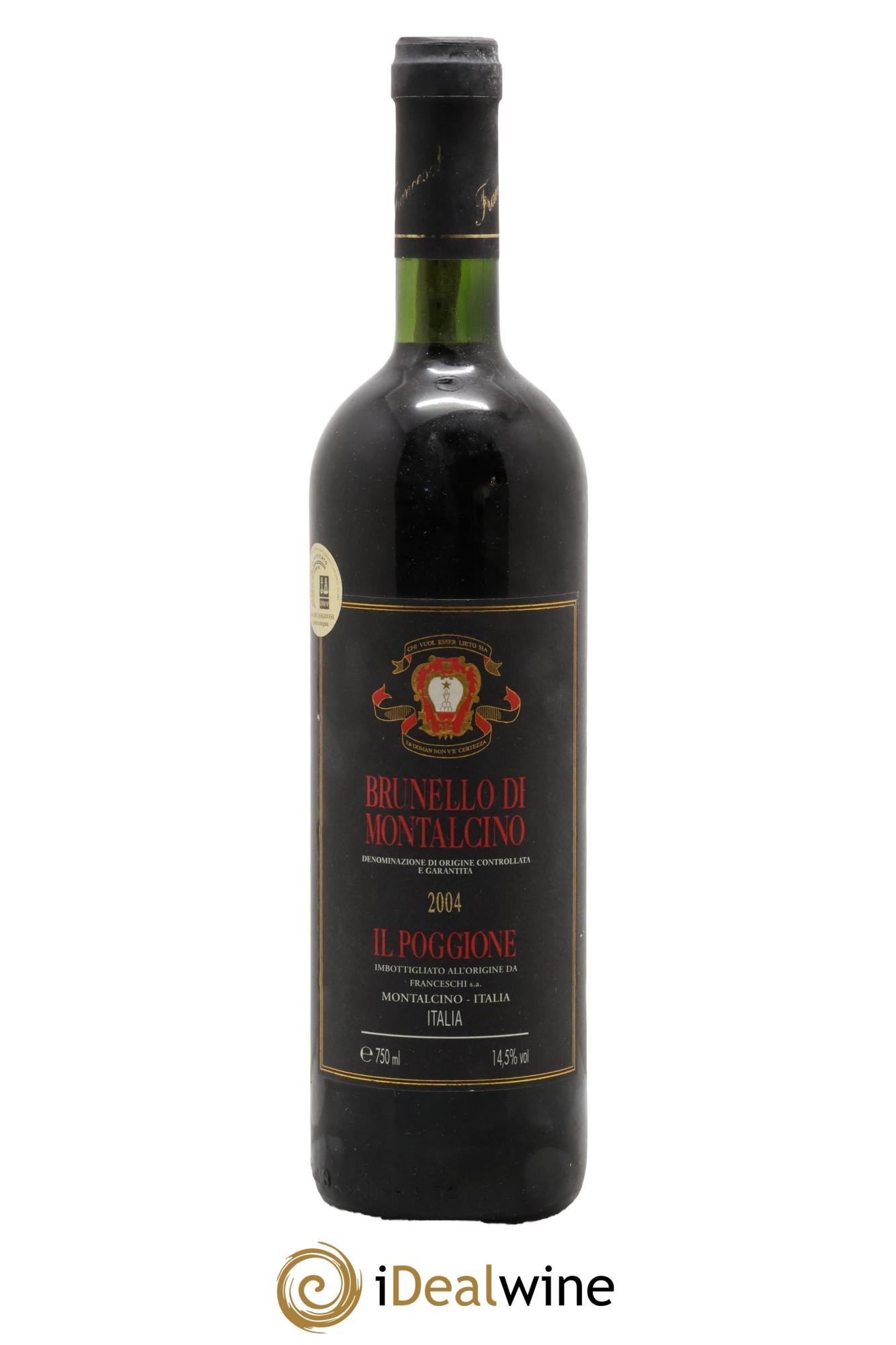 Brunello di Montalcino DOCG Il Poggione Lavinio Franceschi 2004 - Posten von 1 Flasche - 0