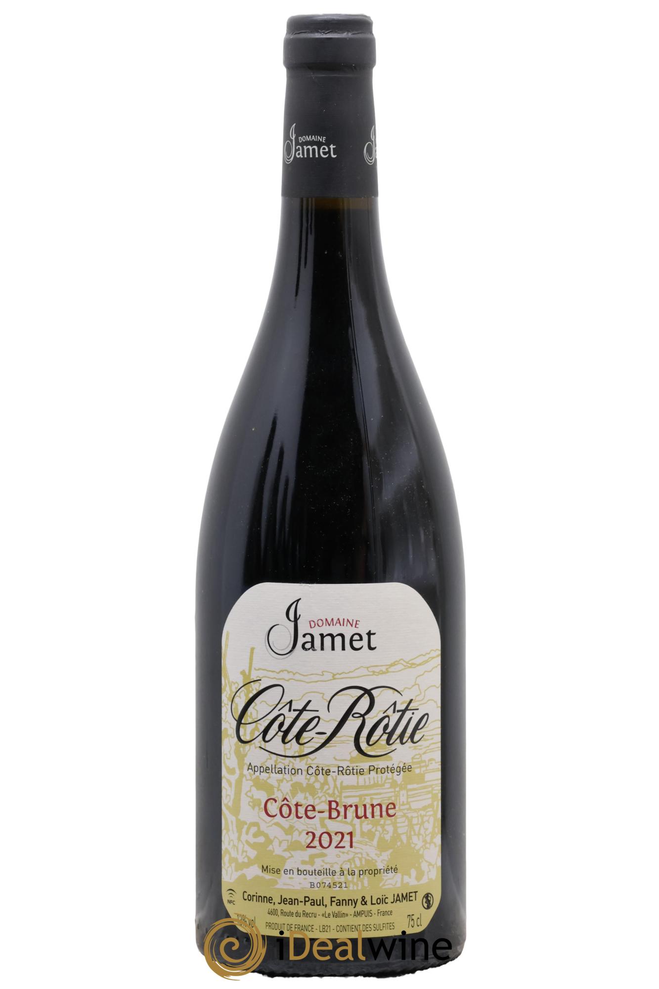 Côte-Rôtie Côte Brune Jamet (Domaine) 2021 - Lot de 1 bouteille - 0