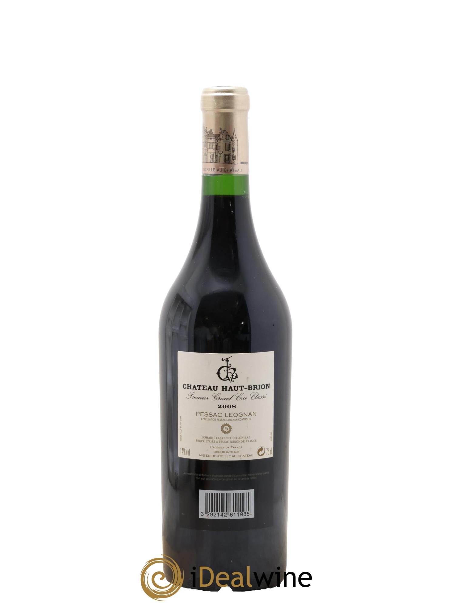 Château Haut Brion 1er Grand Cru Classé 2008 - Lotto di 1 bottiglia - 1