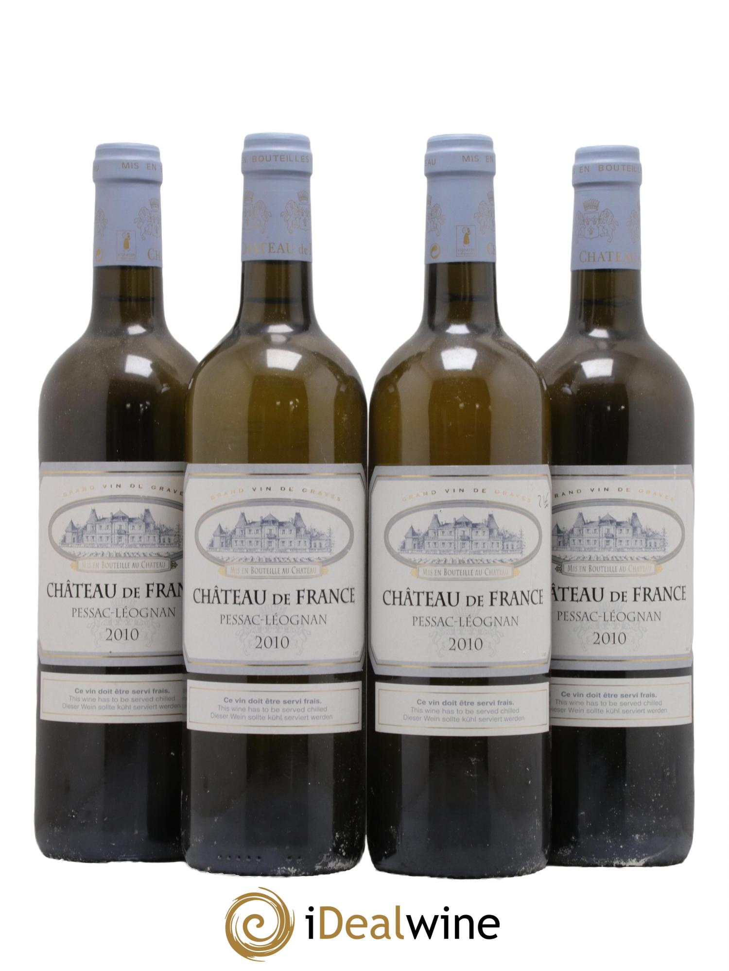 Château de France 2010 - Lot de 4 bouteilles - 0