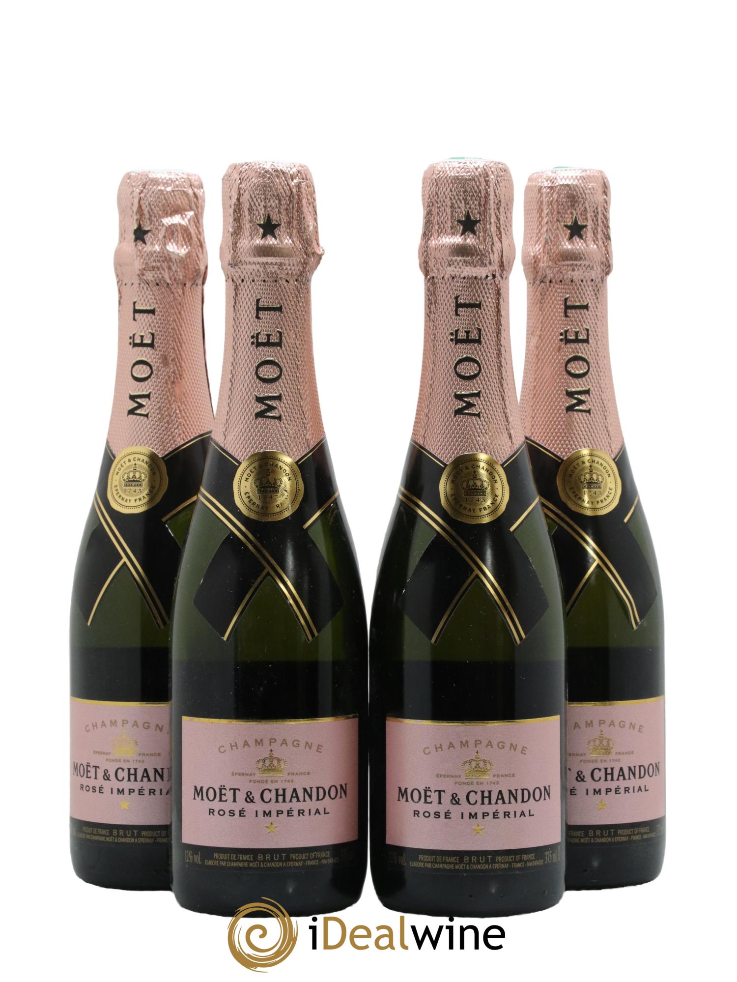 Impérial Brut Moët et Chandon - Lot de 4 demi bouteilles - 0