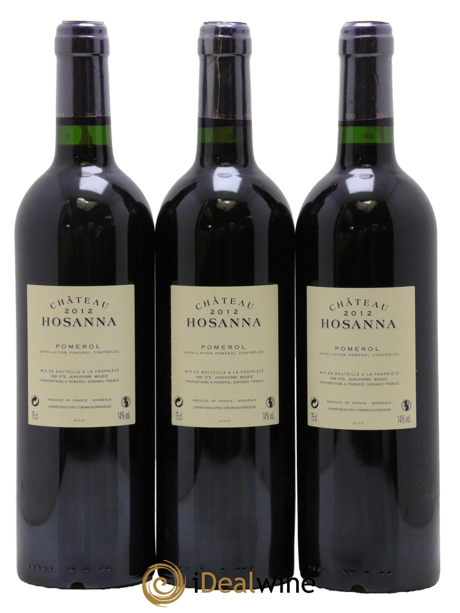 Château Hosanna 2012 - Posten von 6 Flaschen - 4