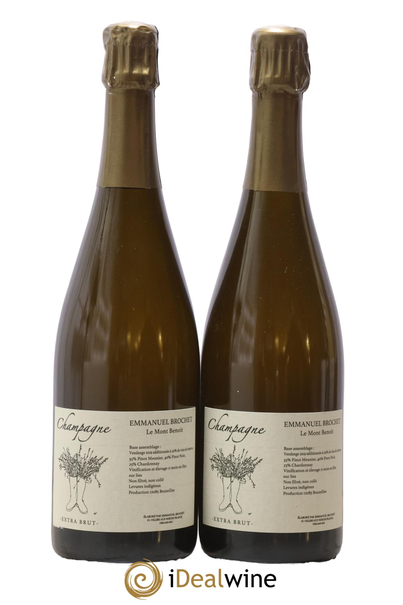 Le Mont Benoit Extra-Brut Emmanuel Brochet - Lot de 2 bouteilles - 0