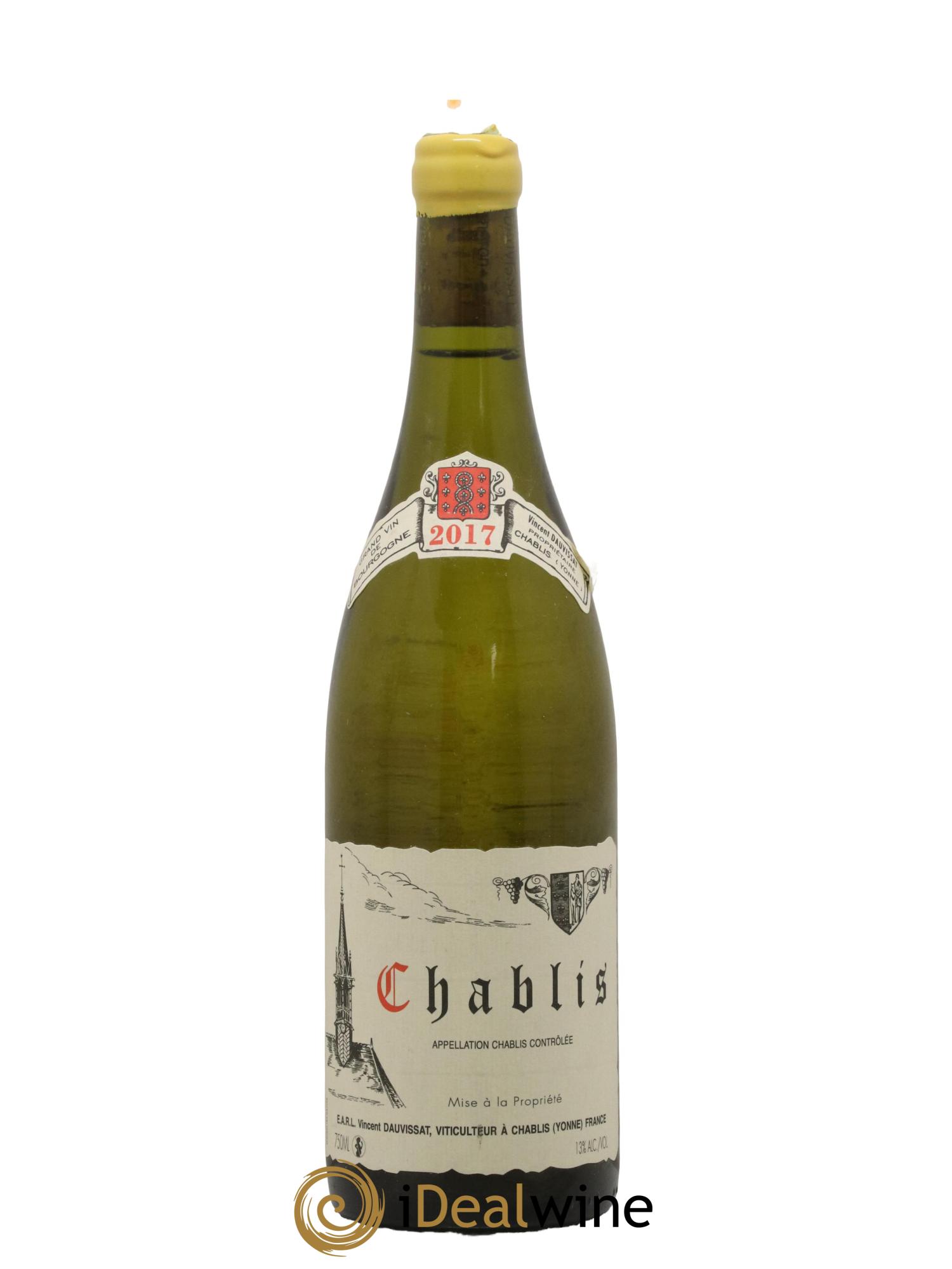 Chablis Vincent Dauvissat (Domaine) 2017 - Lot of 1 bottle - 0