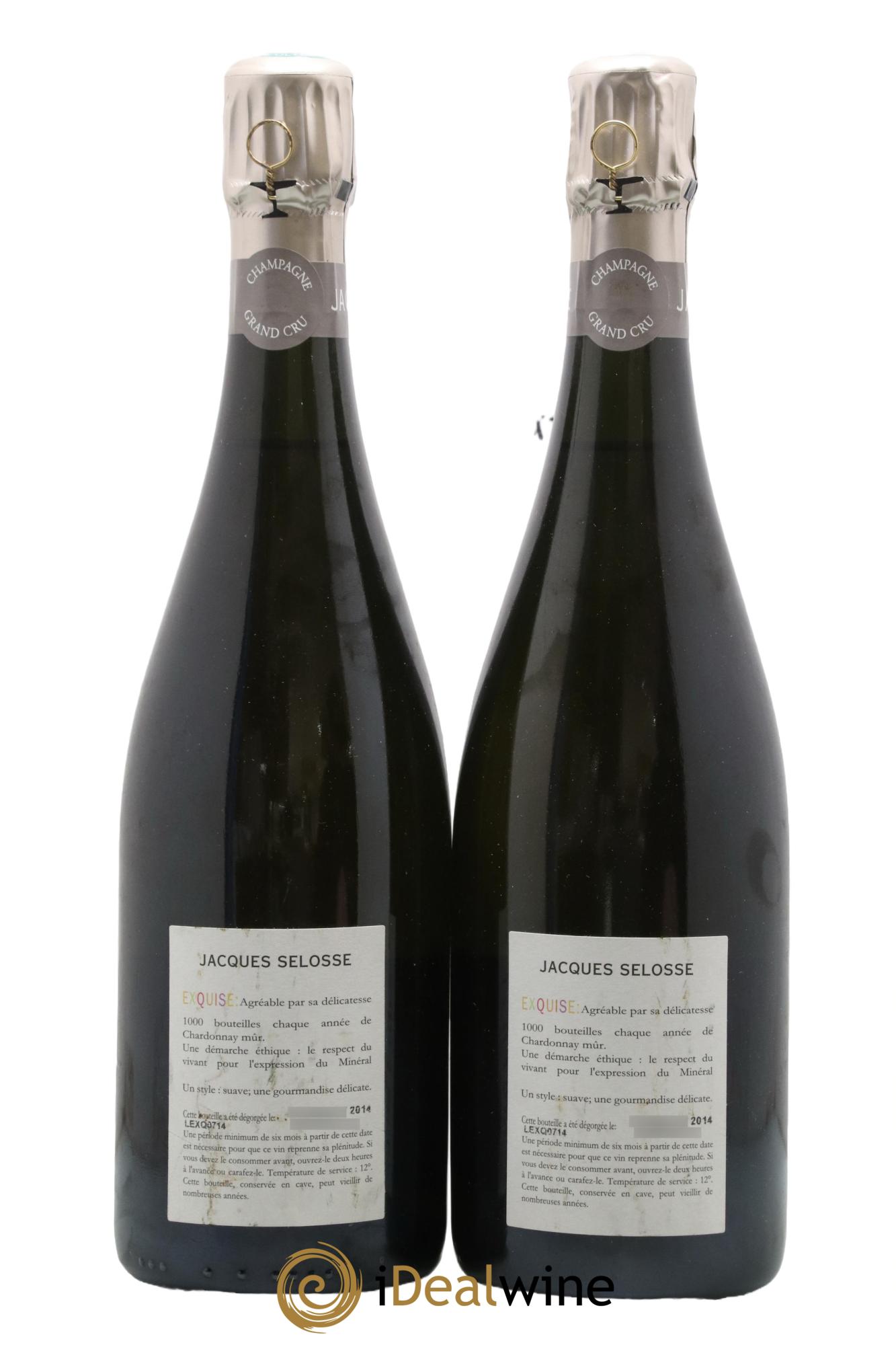 Exquise NV Jacques Selosse - Lot of 2 bottles - 1