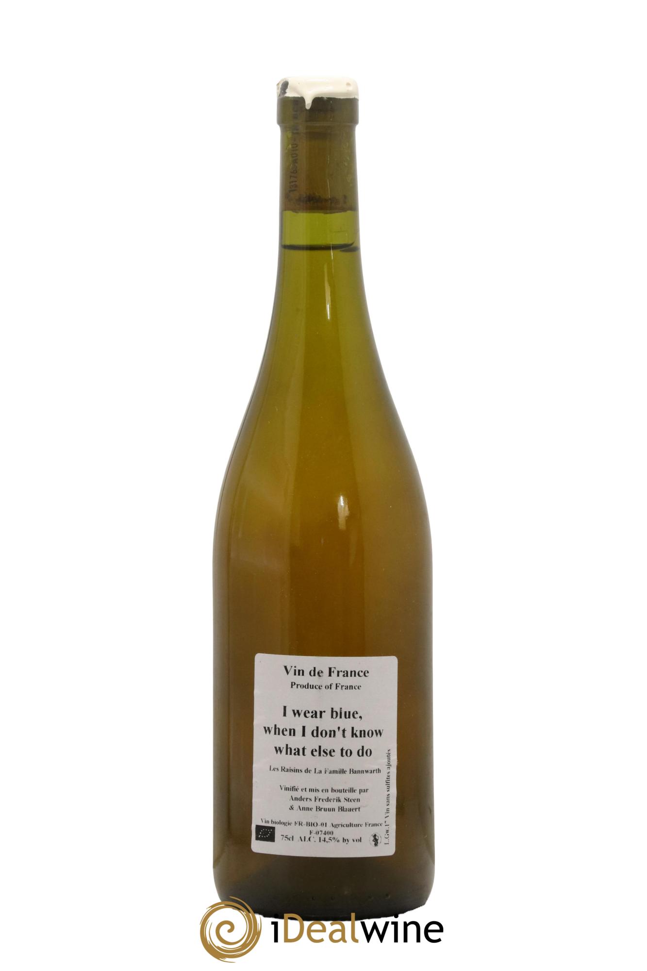 Vin de France I Wear Blue When I Don't Know What Else To Do Anders Frederik Steen 2017 - Lot de 1 bouteille - 0