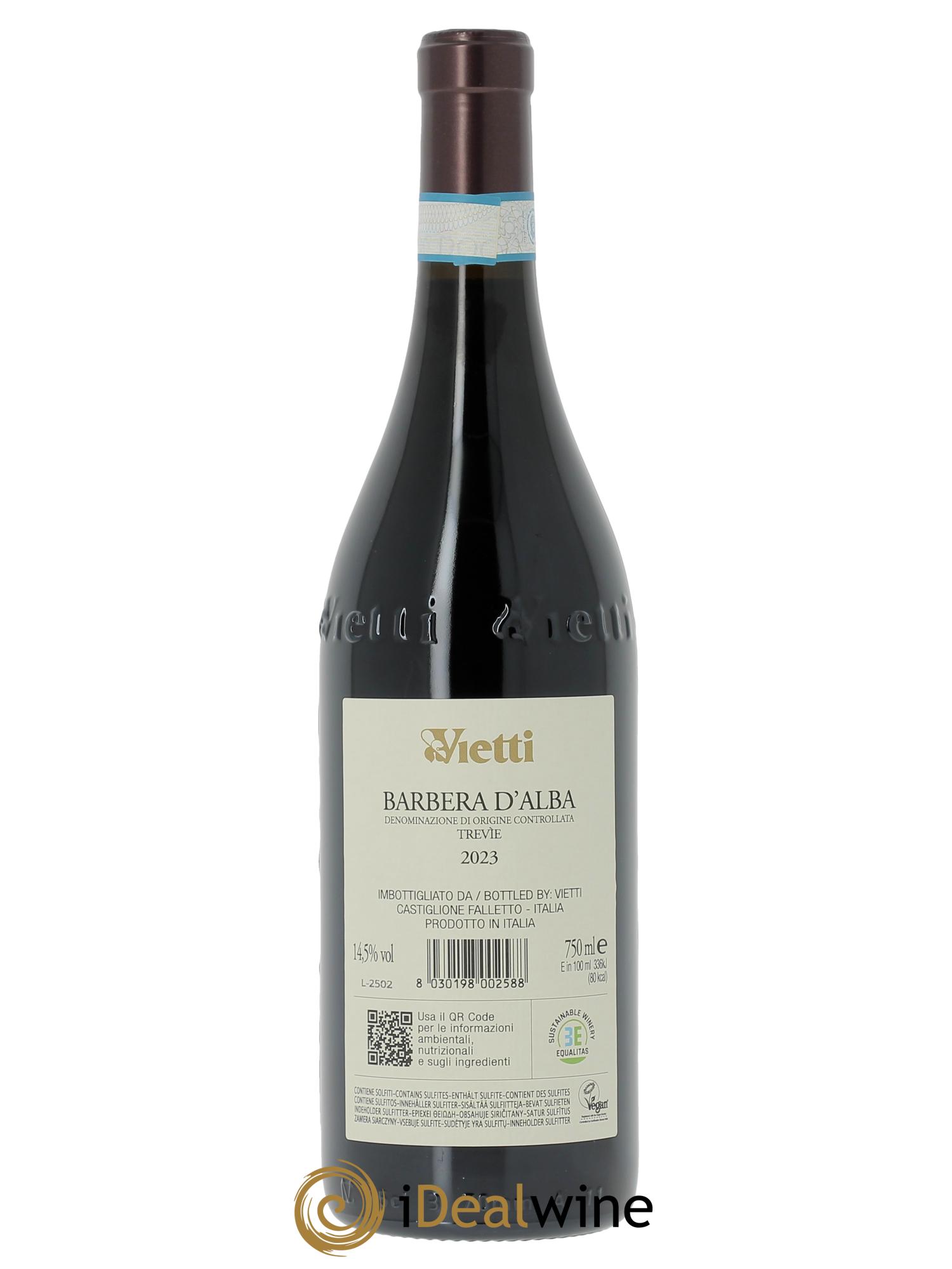 Barbera d'Alba DOC Tre Vigne Vietti 2023 - Lot of 1 bottle - 1