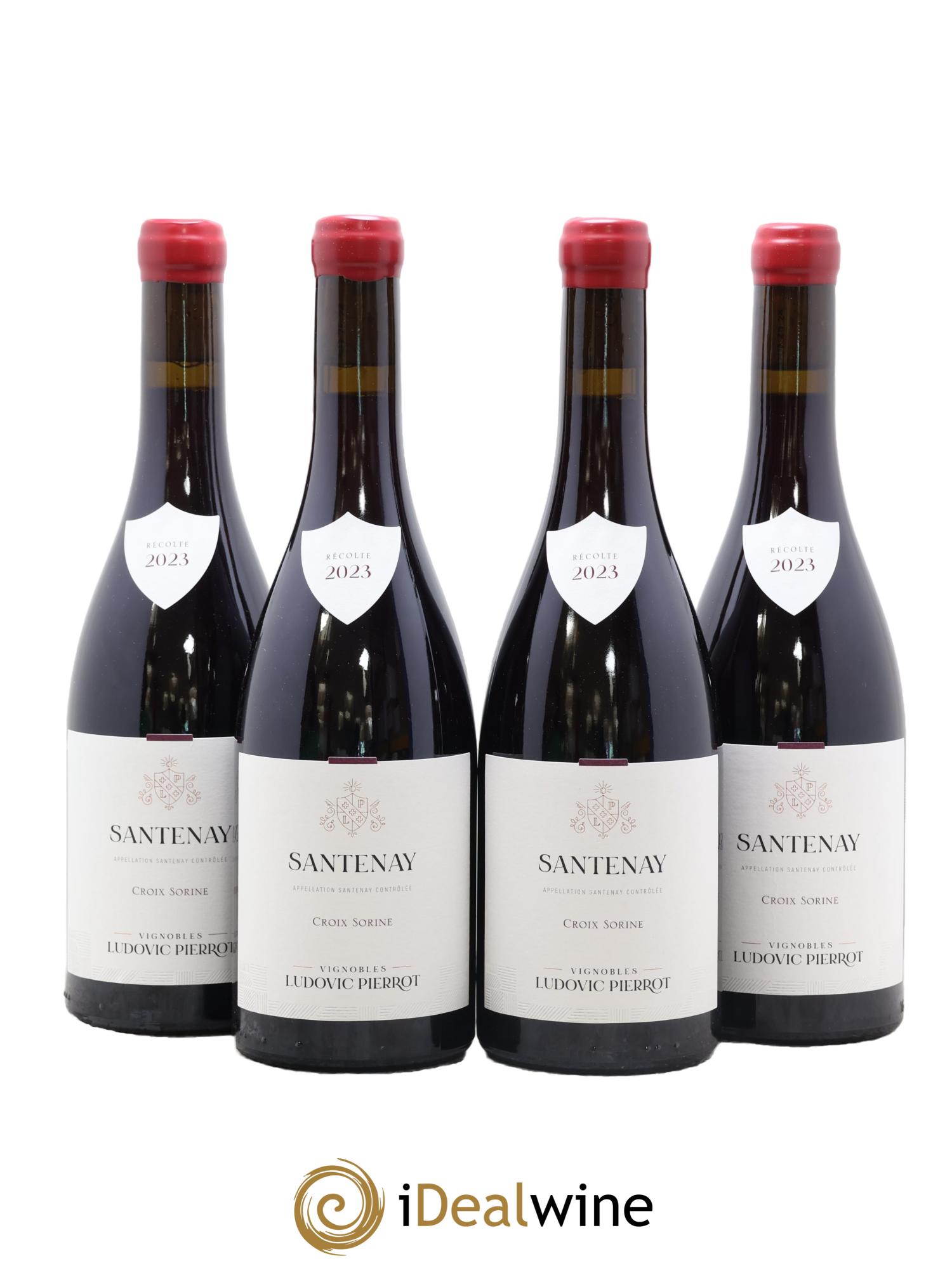 Santenay Croix Sorine ludovic pierrot 2023 - Lot de 4 bouteilles - 0