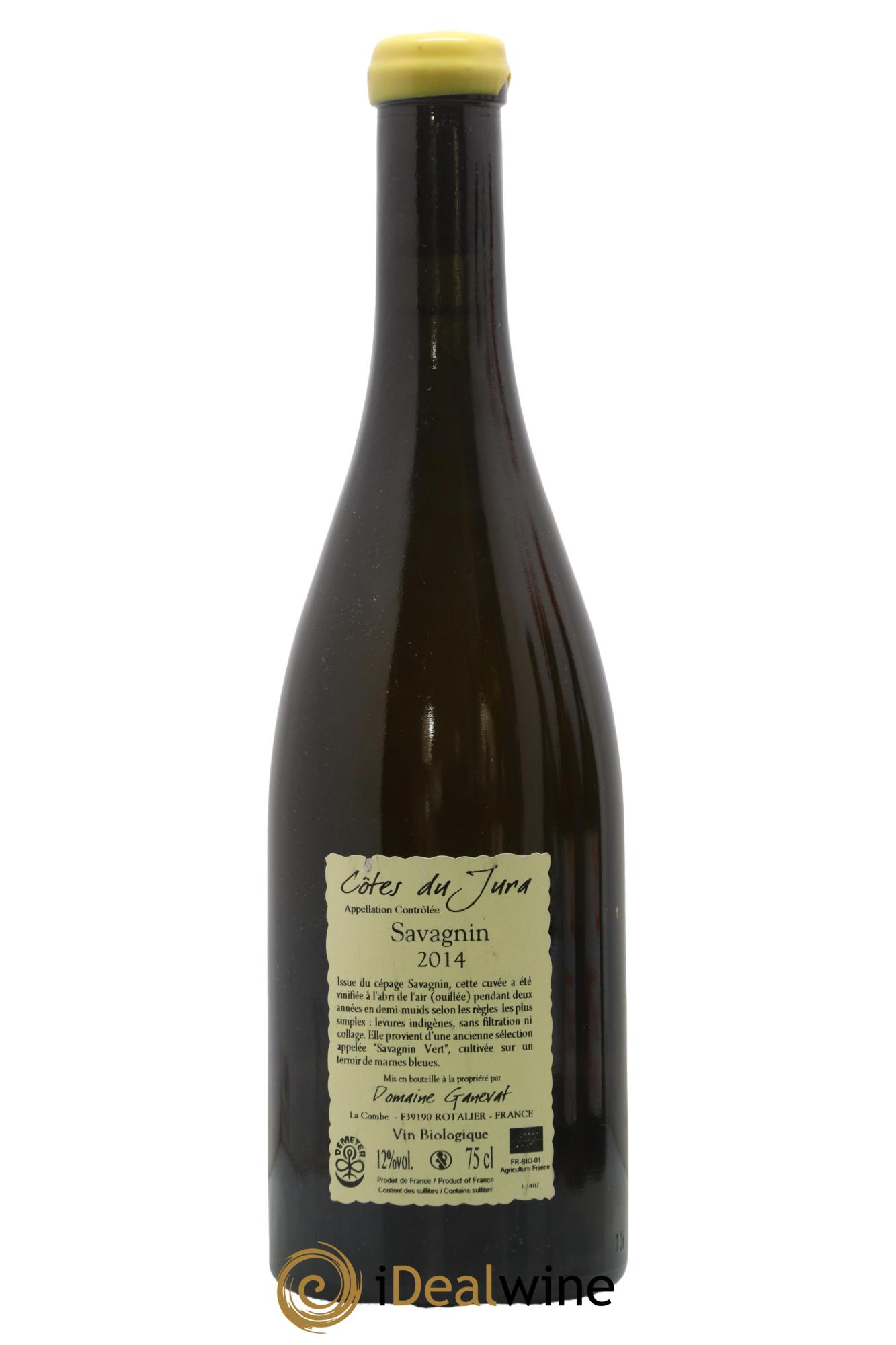 Côtes du Jura Les Chalasses Marnes Bleues Jean-François Ganevat (Domaine) 2014 - Posten von 1 Flasche - 1