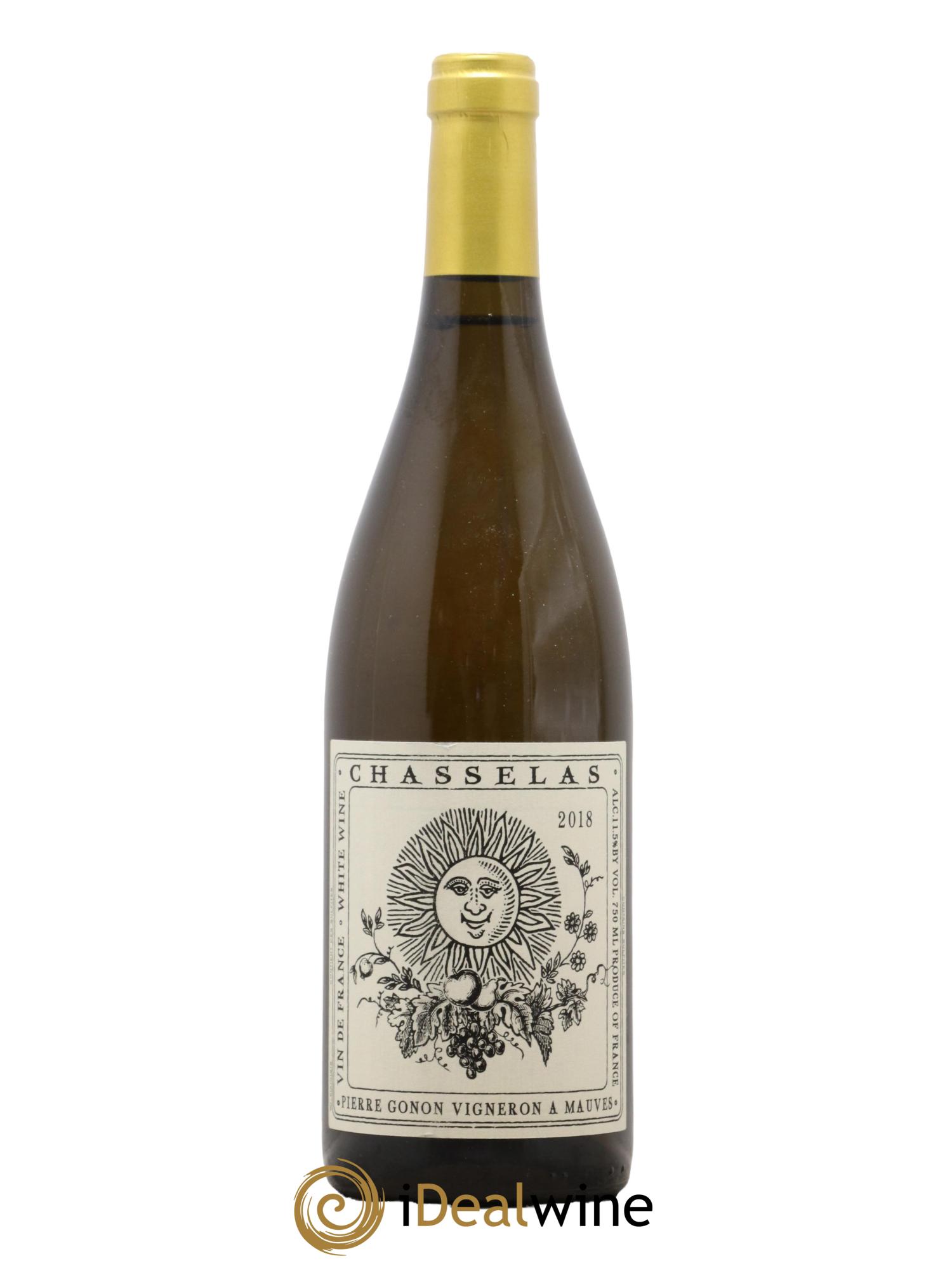 Vin de France Chasselas Gonon (Domaine) 2018 - Lot de 1 bouteille - 0