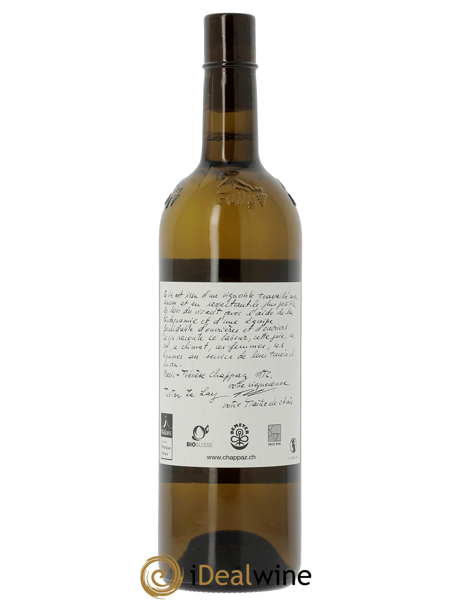 Valais Marie-Thérèse Chappaz Fully Coteaux de Plamont  2022 - Lot de 1 bouteille - 1