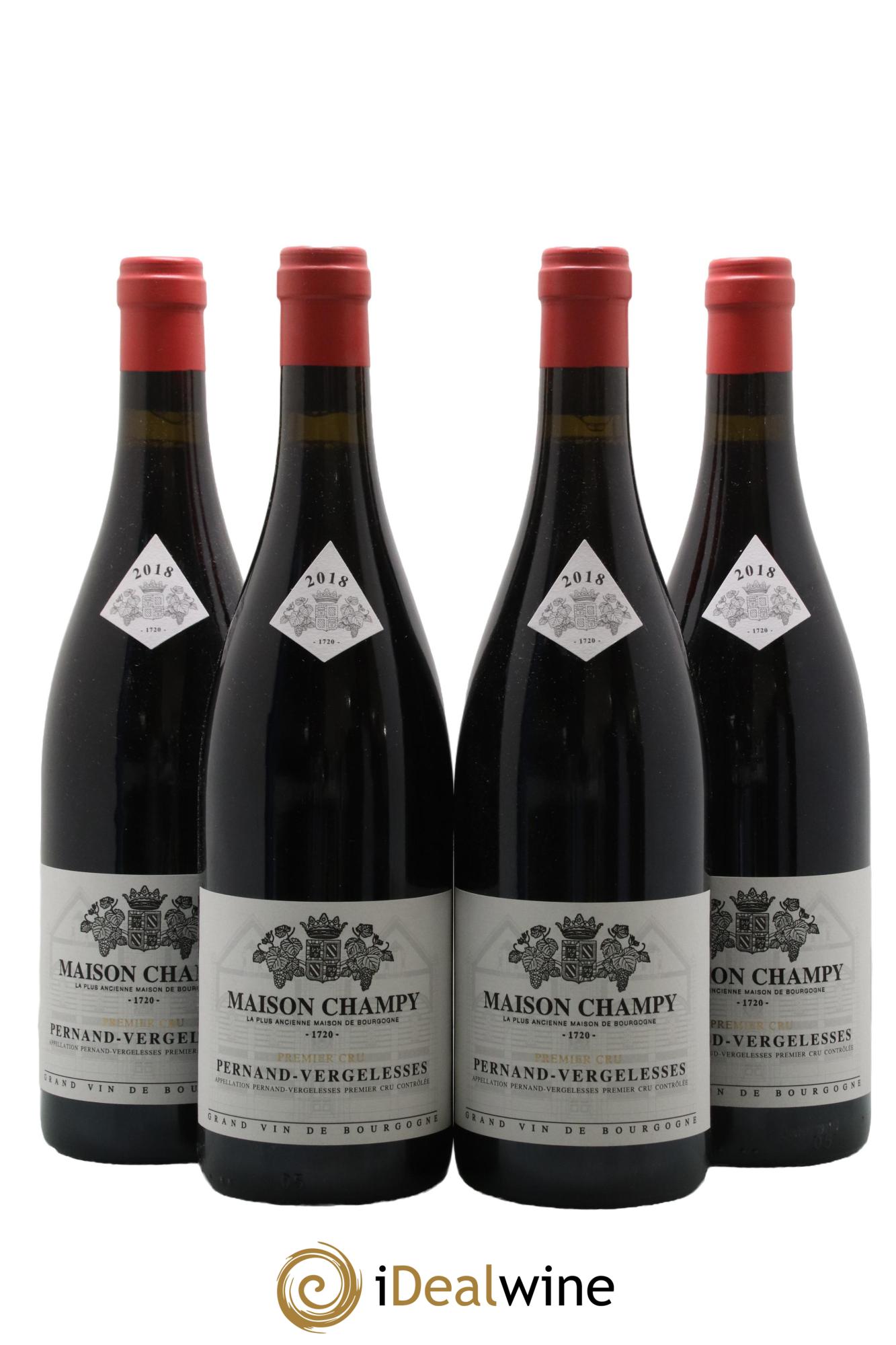 Pernand-Vergelesses 1er Cru Maison Champy 2018 - Lot de 4 bouteilles - 0