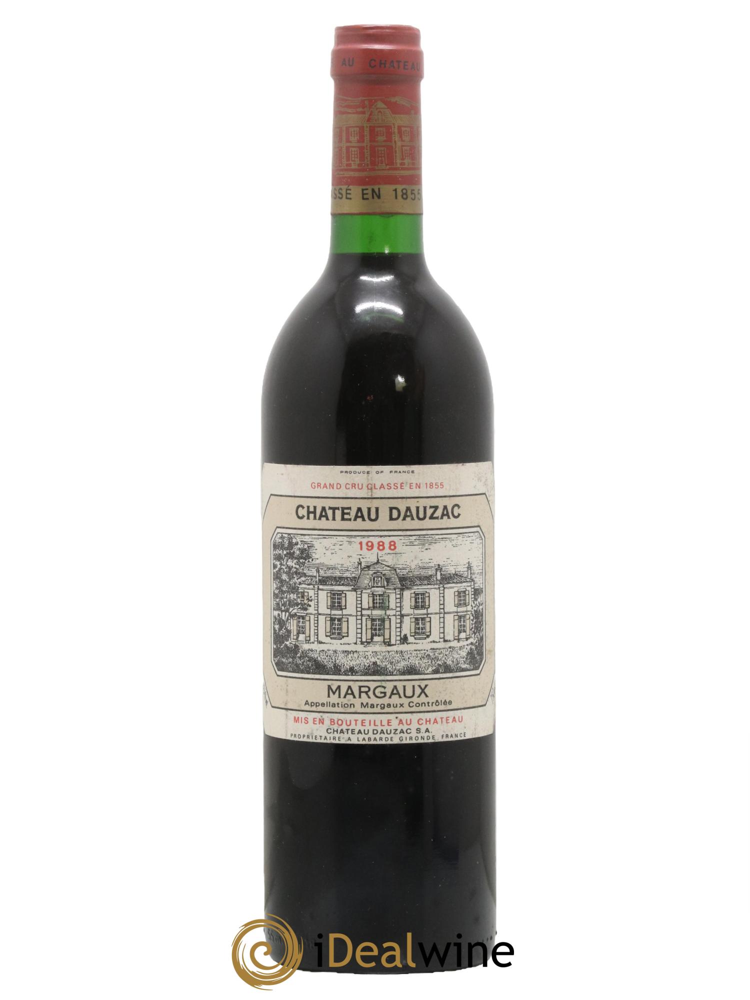 Château Dauzac 5ème Grand Cru Classé 1988 - Lot de 1 bouteille - 0